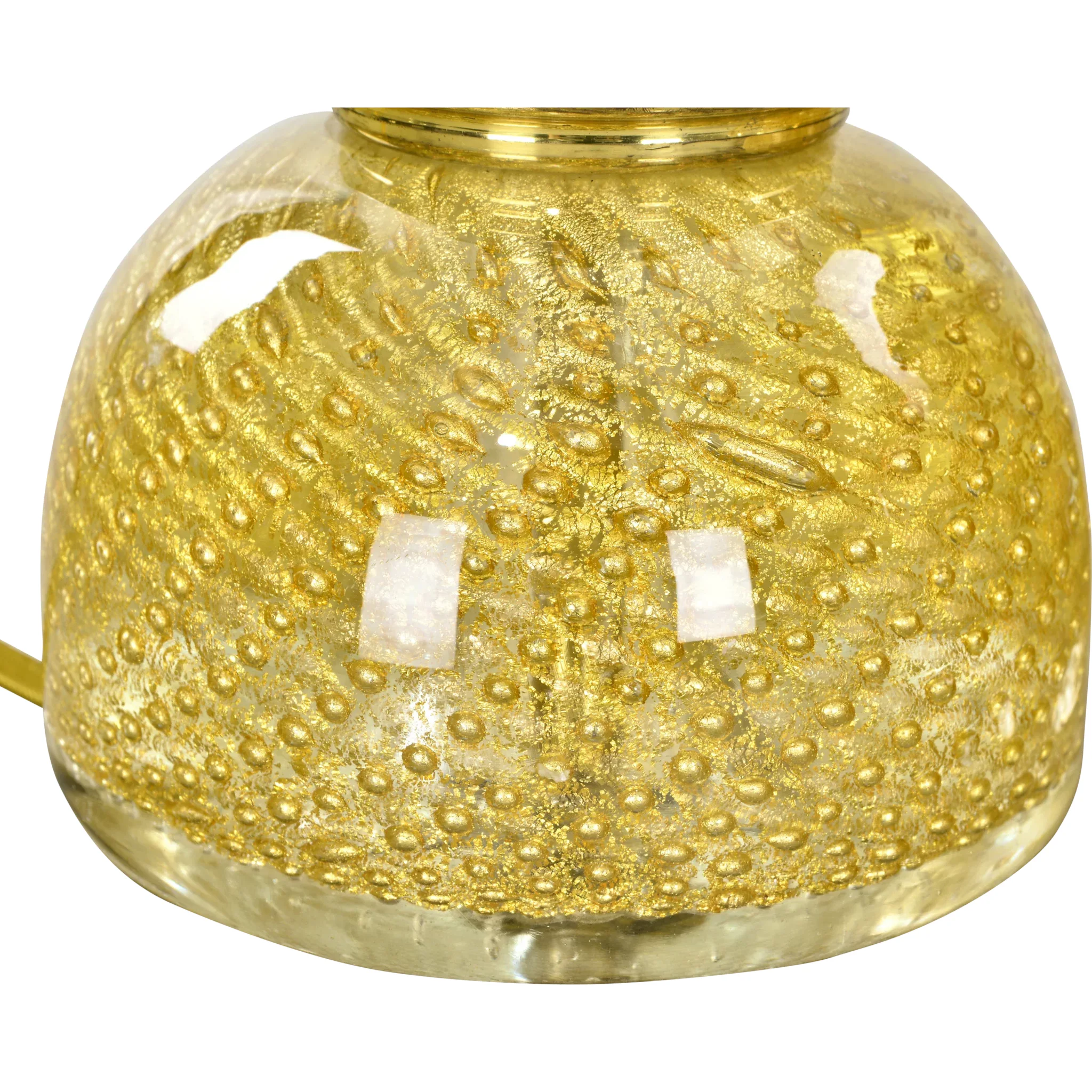 Pair Vintage Barovier and Toso Cordonato d'Oro Murano Glass Lamps - View 4