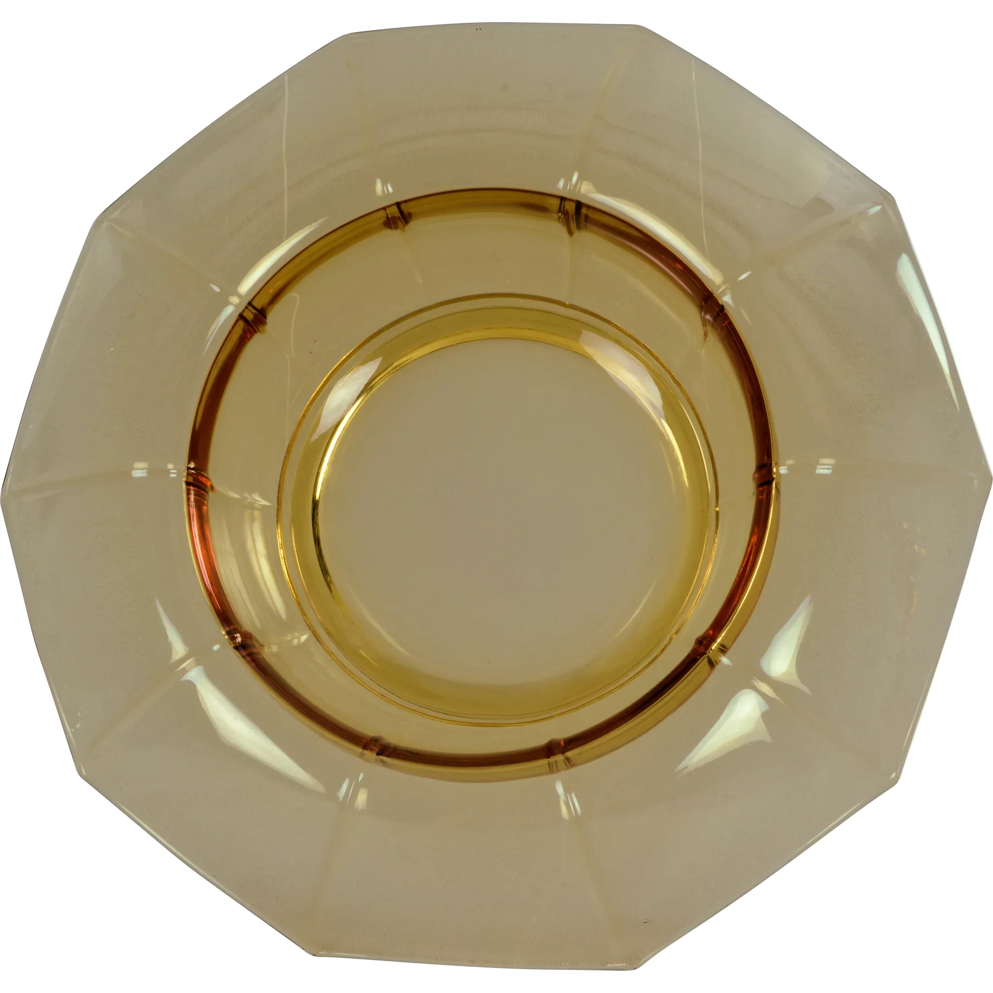 Cambridge Glass Draped Lady Flower Frog and Bowl: glass, red (back view)