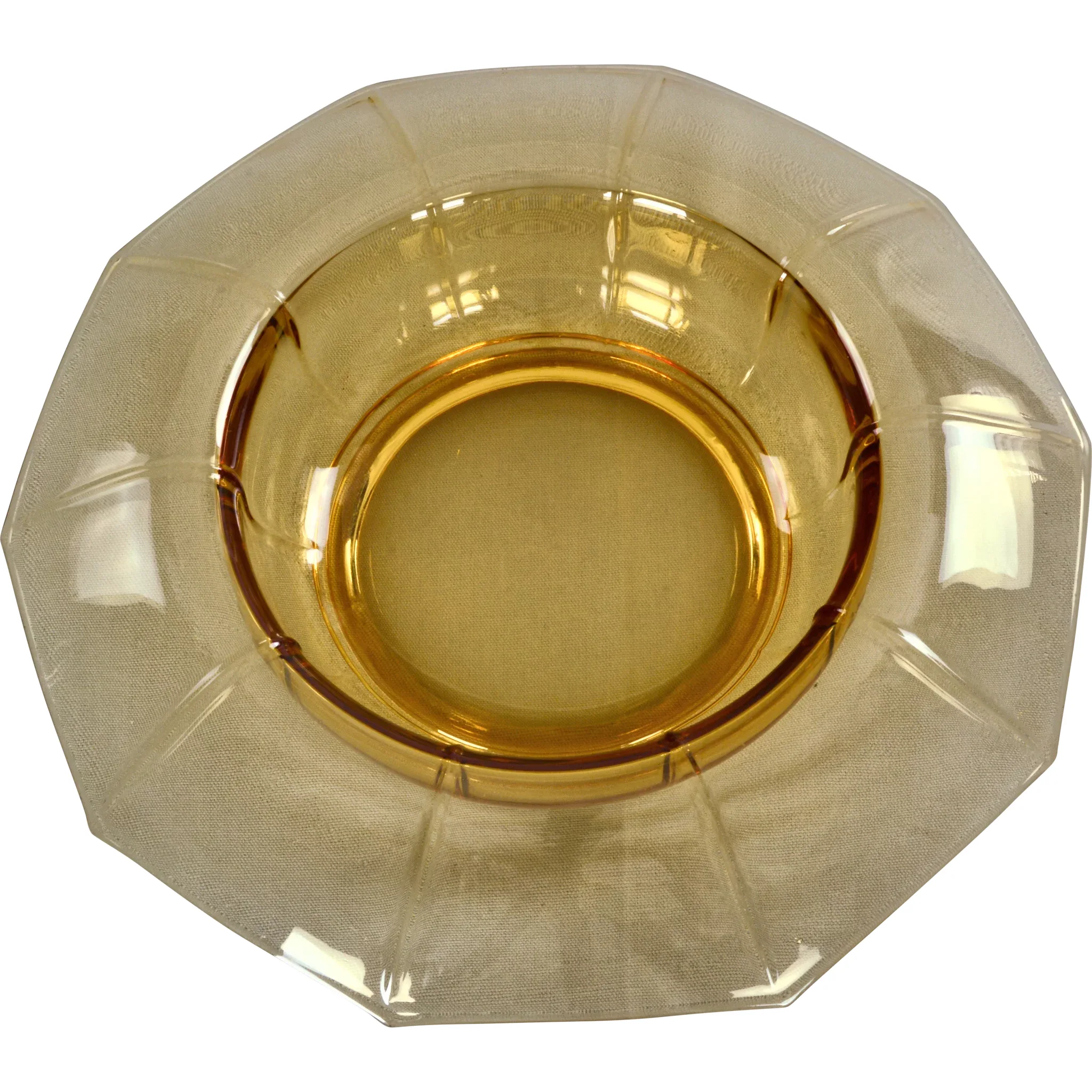 Cambridge Glass Draped Lady Flower Frog and Bowl: glass, red (view 6)