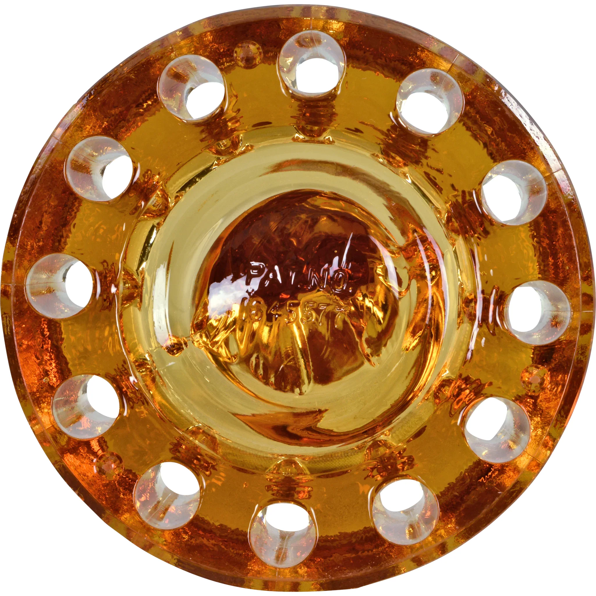 Cambridge Glass Draped Lady Flower Frog and Bowl: glass, red (view 8)