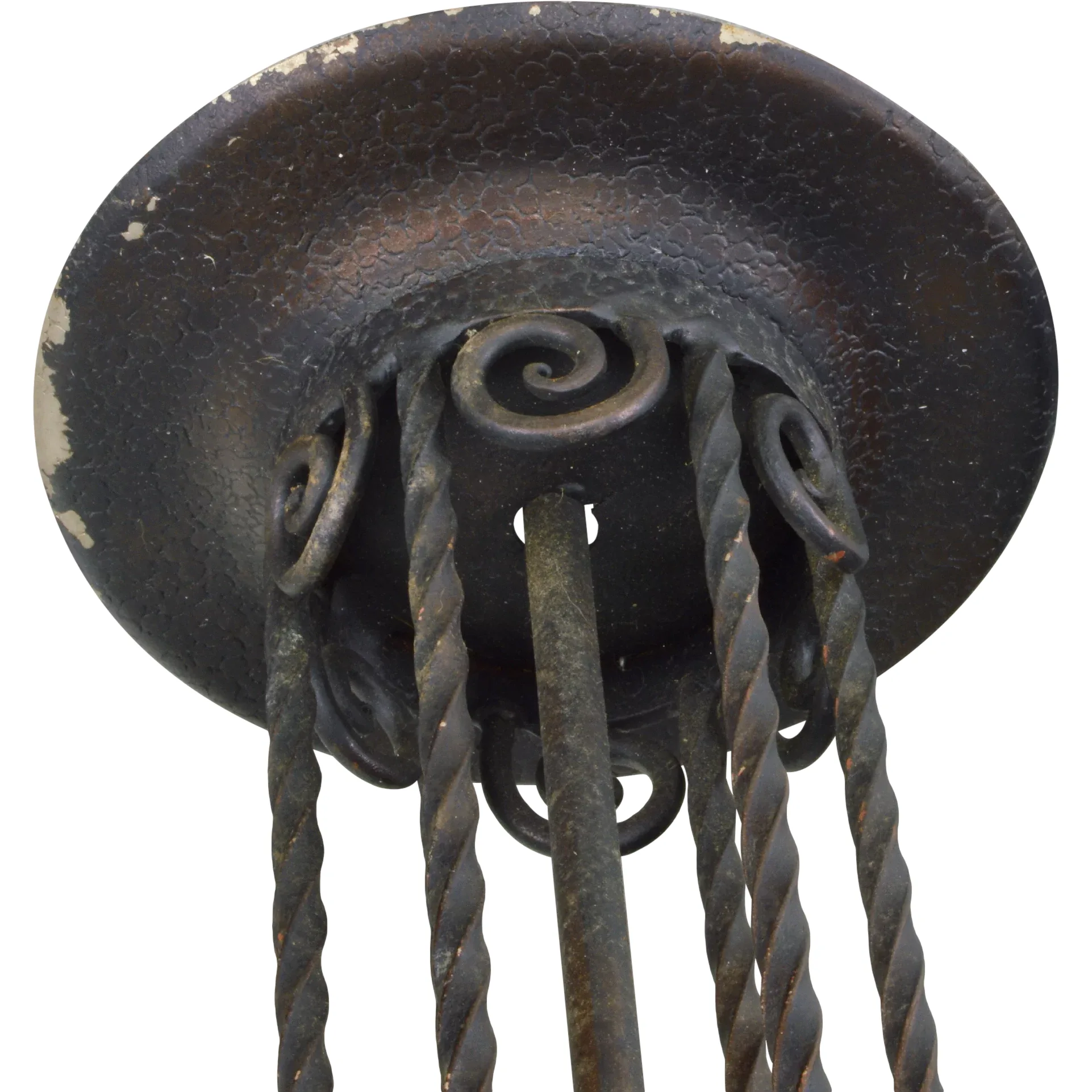 Muller Freres French Pendant Light Fixture - Art Deco - View 5