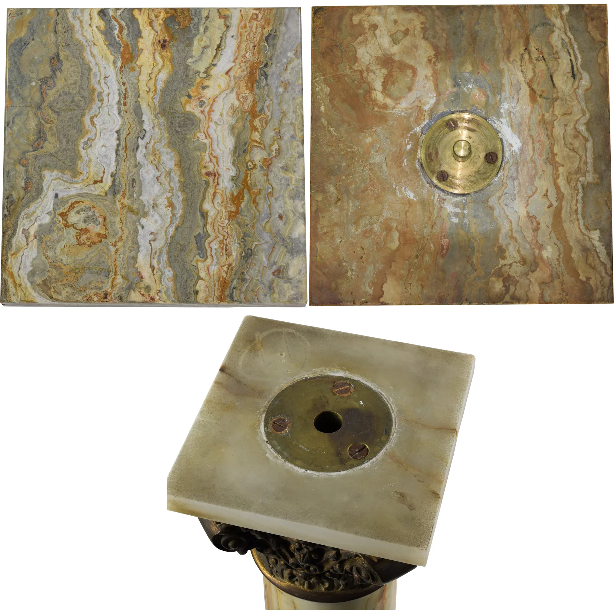 Antique 19th Century French Onyx Pedestal - View 3