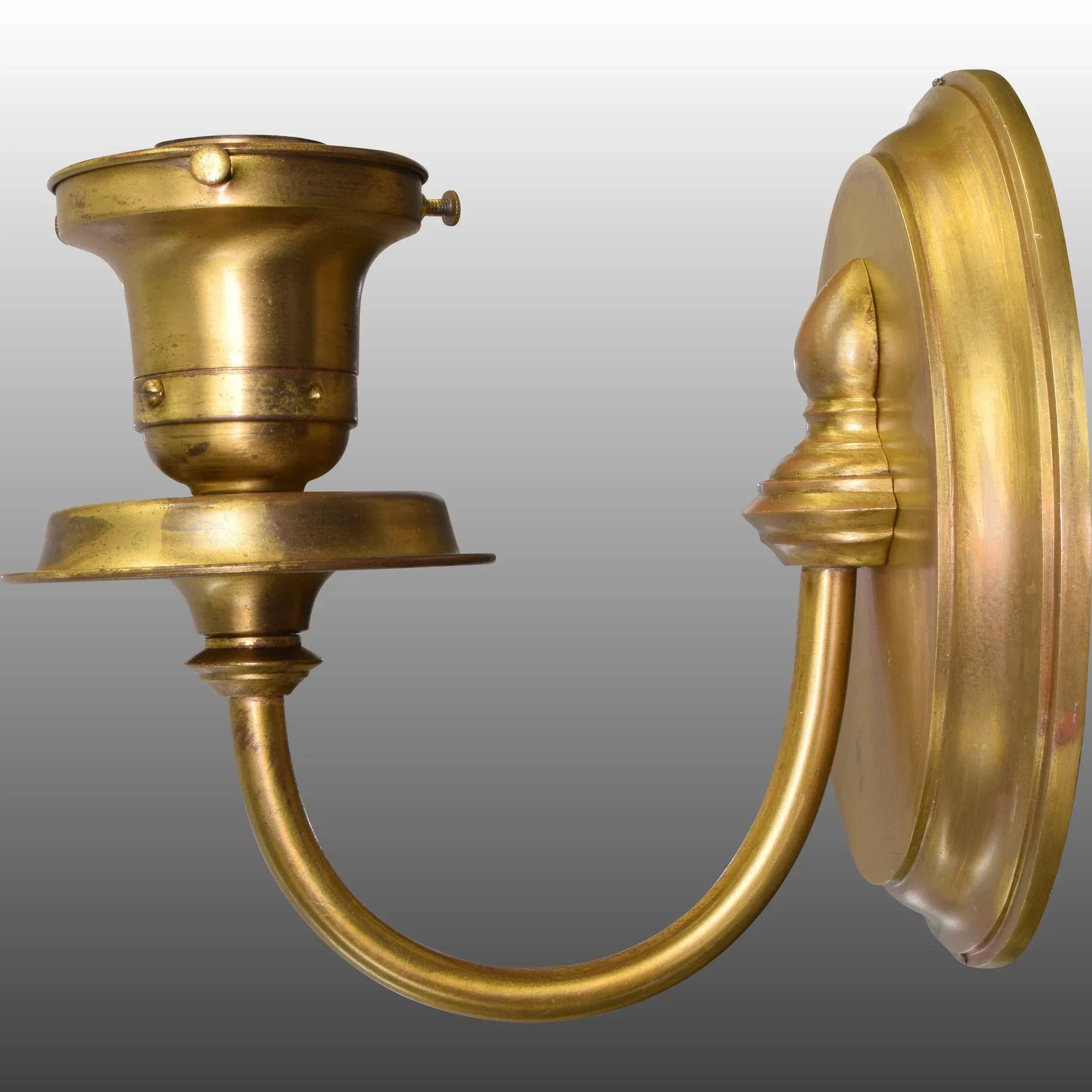 3 Mitchell Vance & Co Sconces with Aurene Quezal Shades - View 5