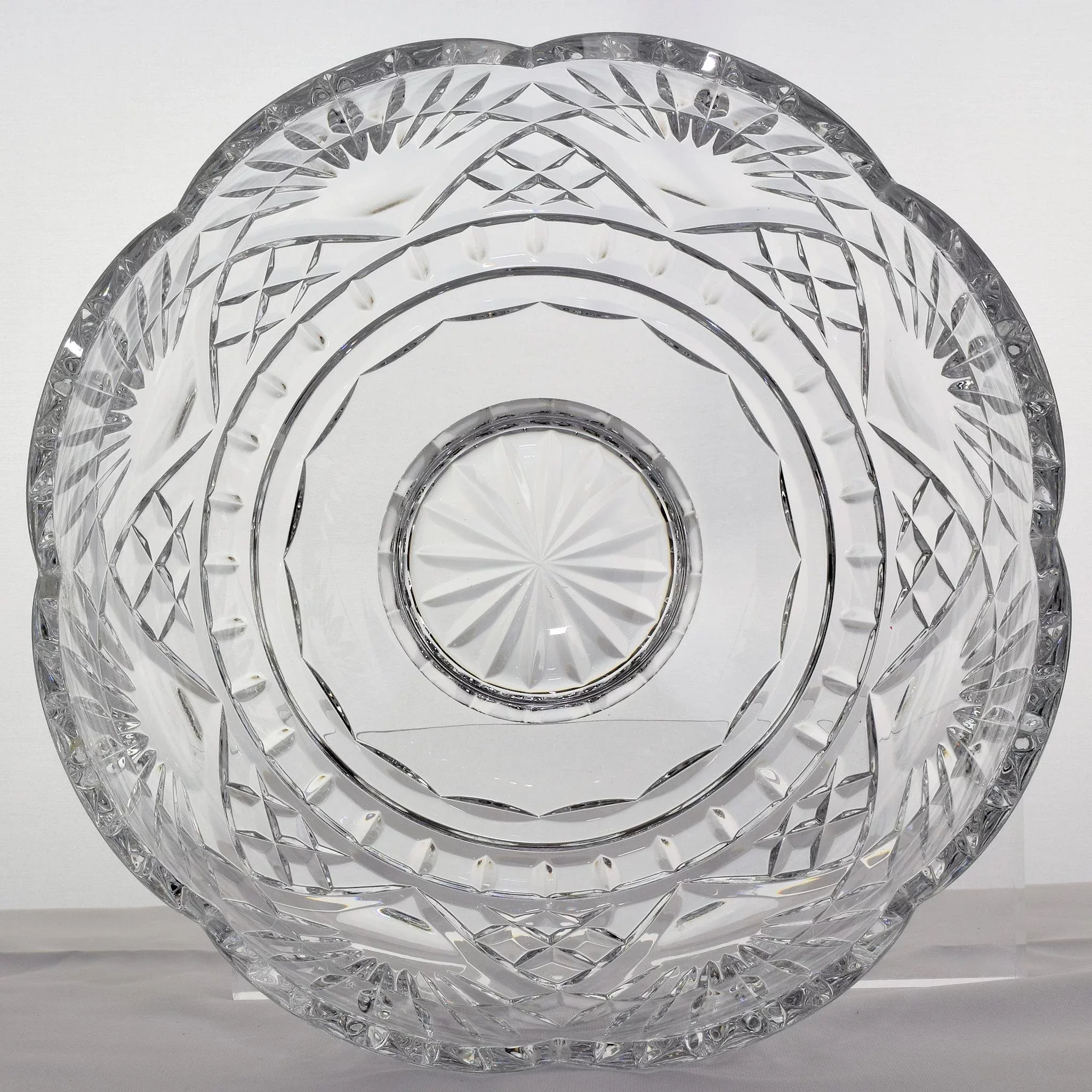 Waterford Cut Crystal Footed Liberty Bowl - America's Heritage Collection - Vintage - View 3