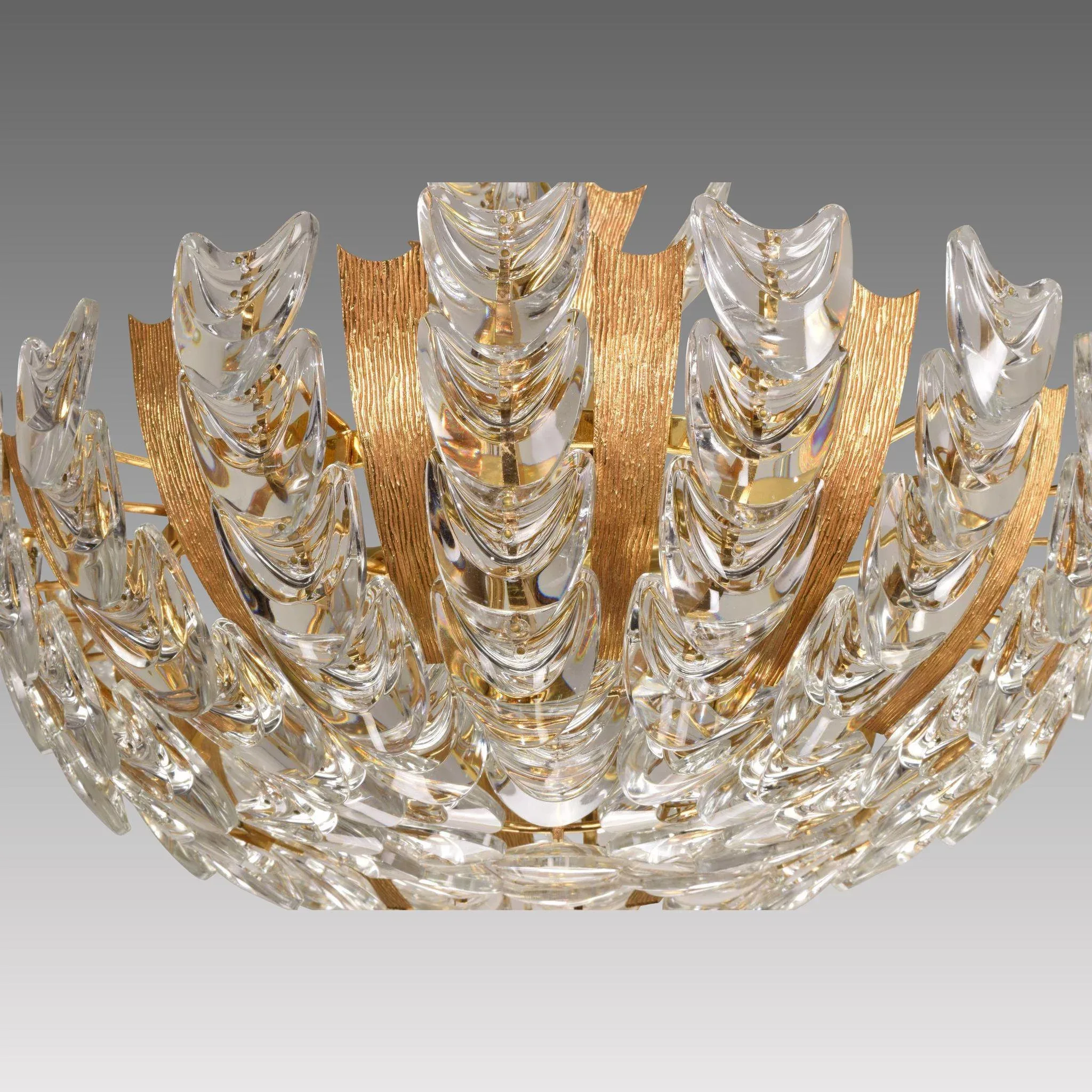 Mid-Century Palwa Basket Form German Chandelier - View 4