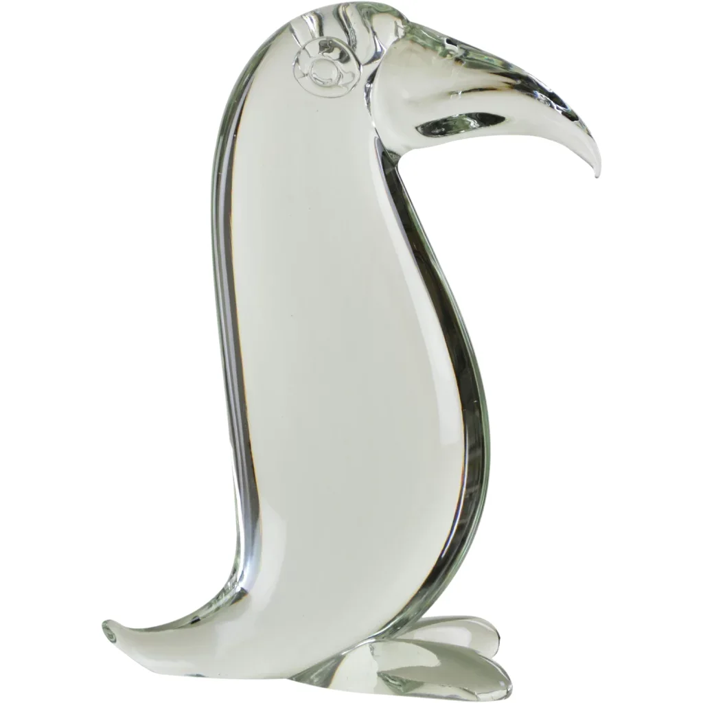 Large Vintage Italian Art Glass Toucan Sculpture
