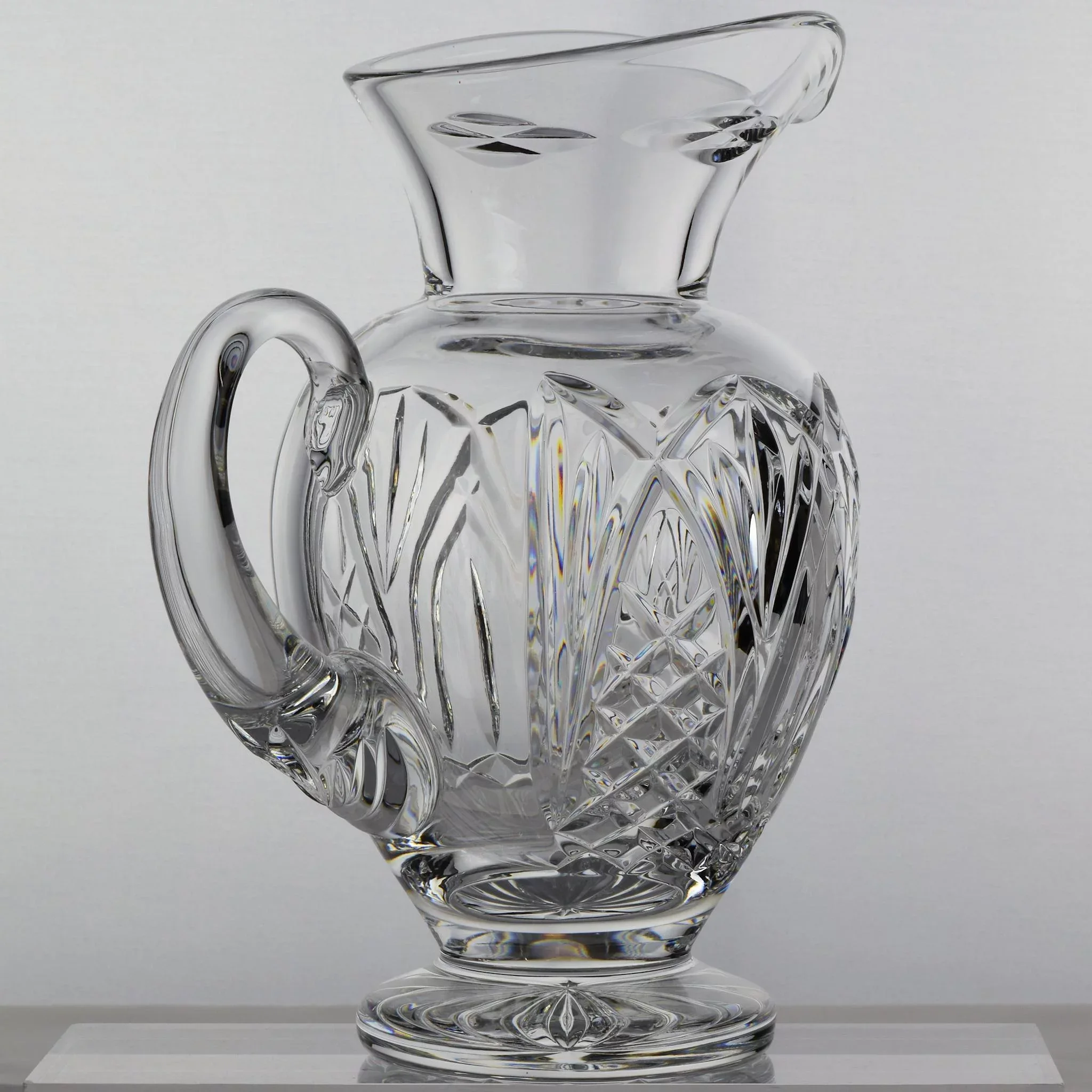 Waterford Crystal 38oz Bunratty Pitcher Romance of Ireland Collection - View 3