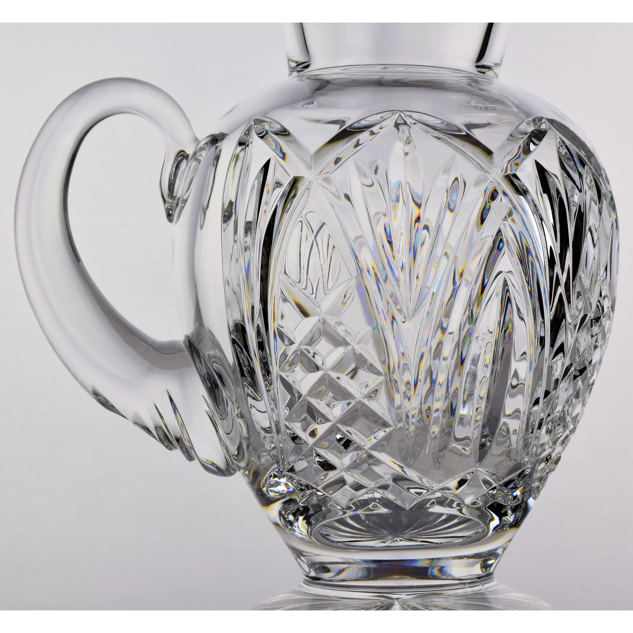 Waterford Crystal 38oz Bunratty Pitcher Romance of Ireland Collection - View 4
