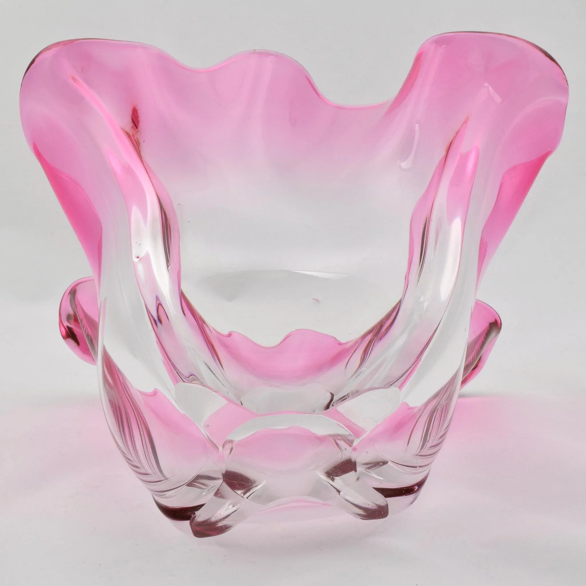 Carder Steuben Grotesque Bowl - Free-form Gold Ruby to Clear - View 5