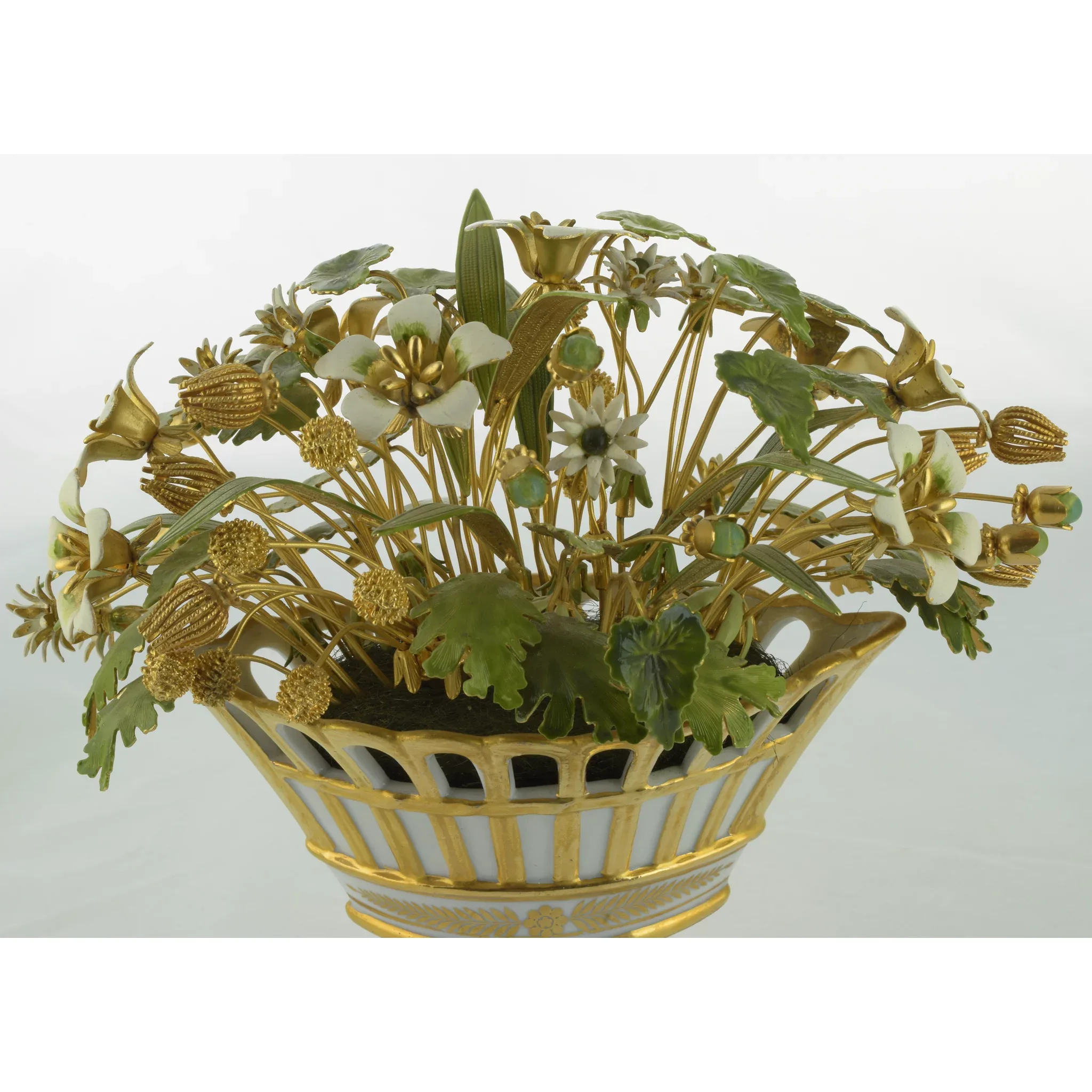 Jane Hutcheson - Gorham Fleurs des Siècles Reticulated Compote Flowers - View 5