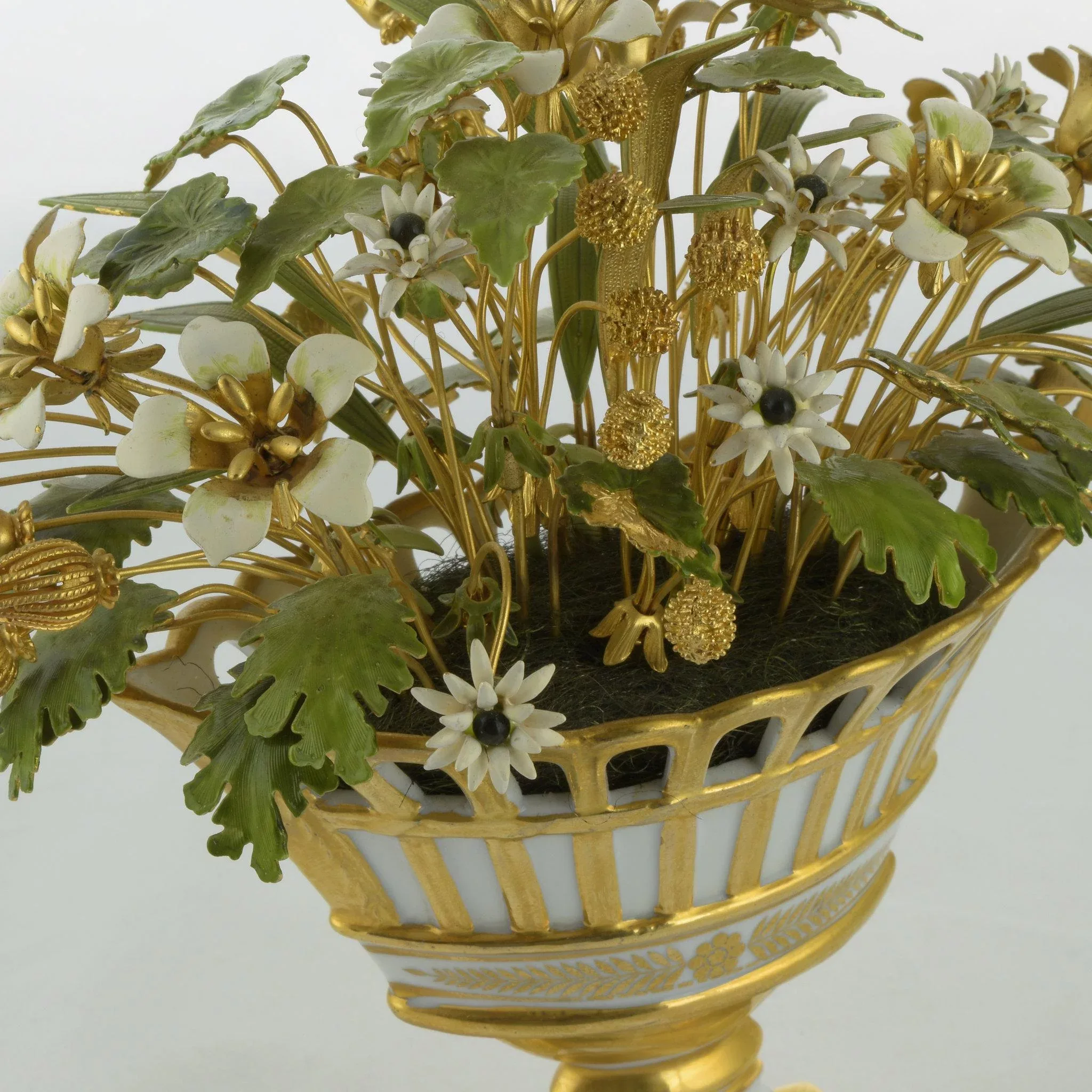 Jane Hutcheson - Gorham Fleurs des Siècles Reticulated Compote Flowers - View 6