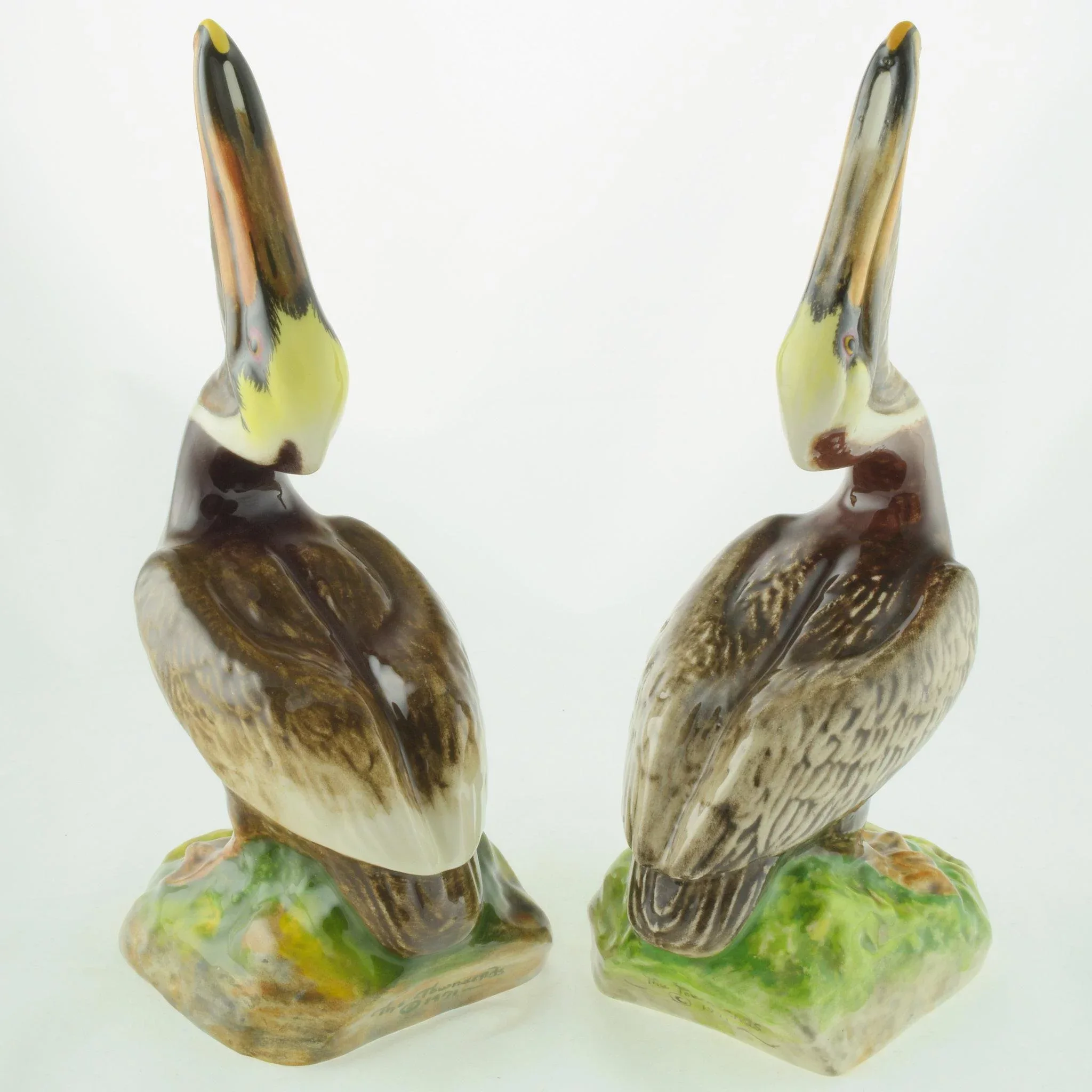 Pair Vintage The Townshends Ceramic Pelicans - View 5