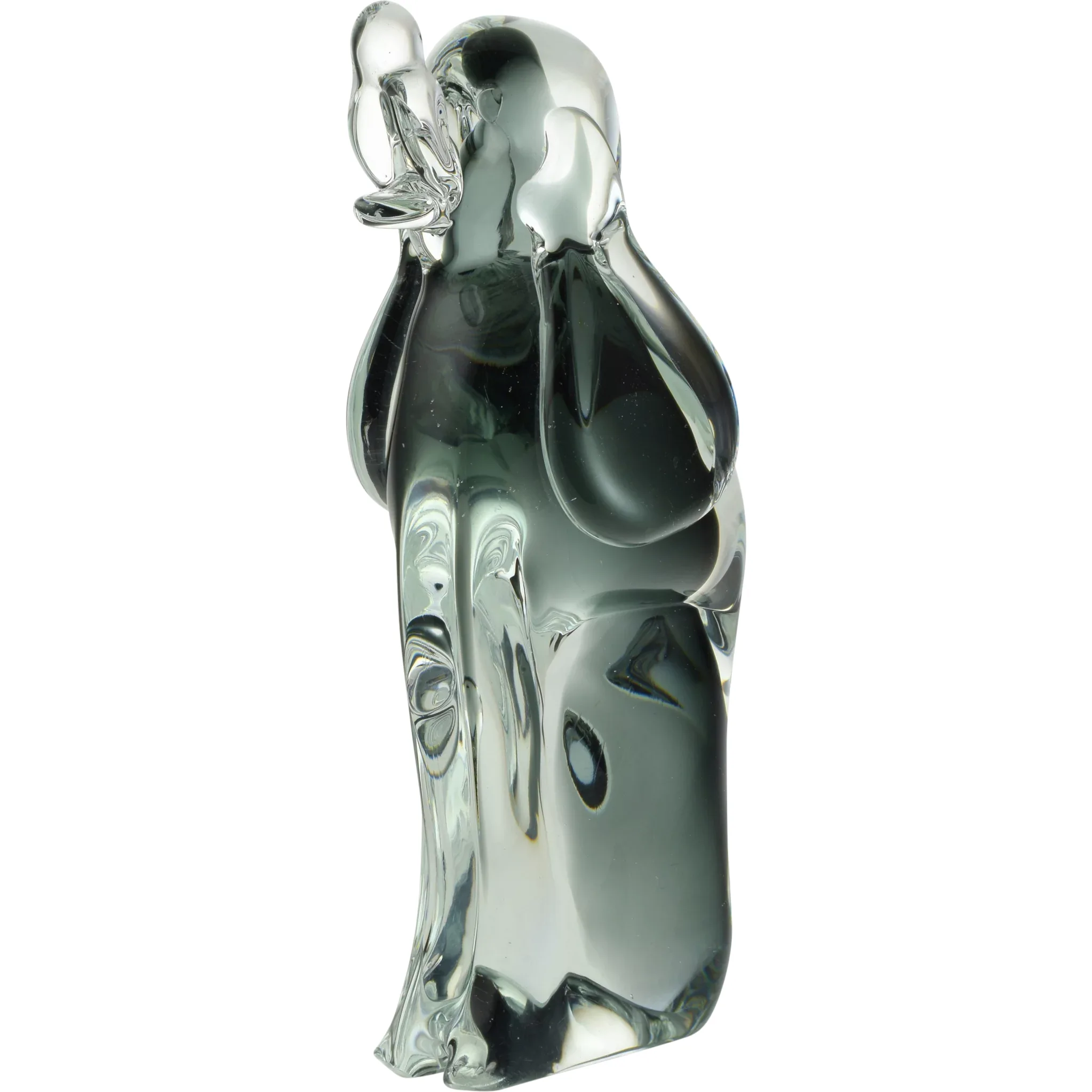 V Nason Murano Sommerso Art Glass Dog Figure