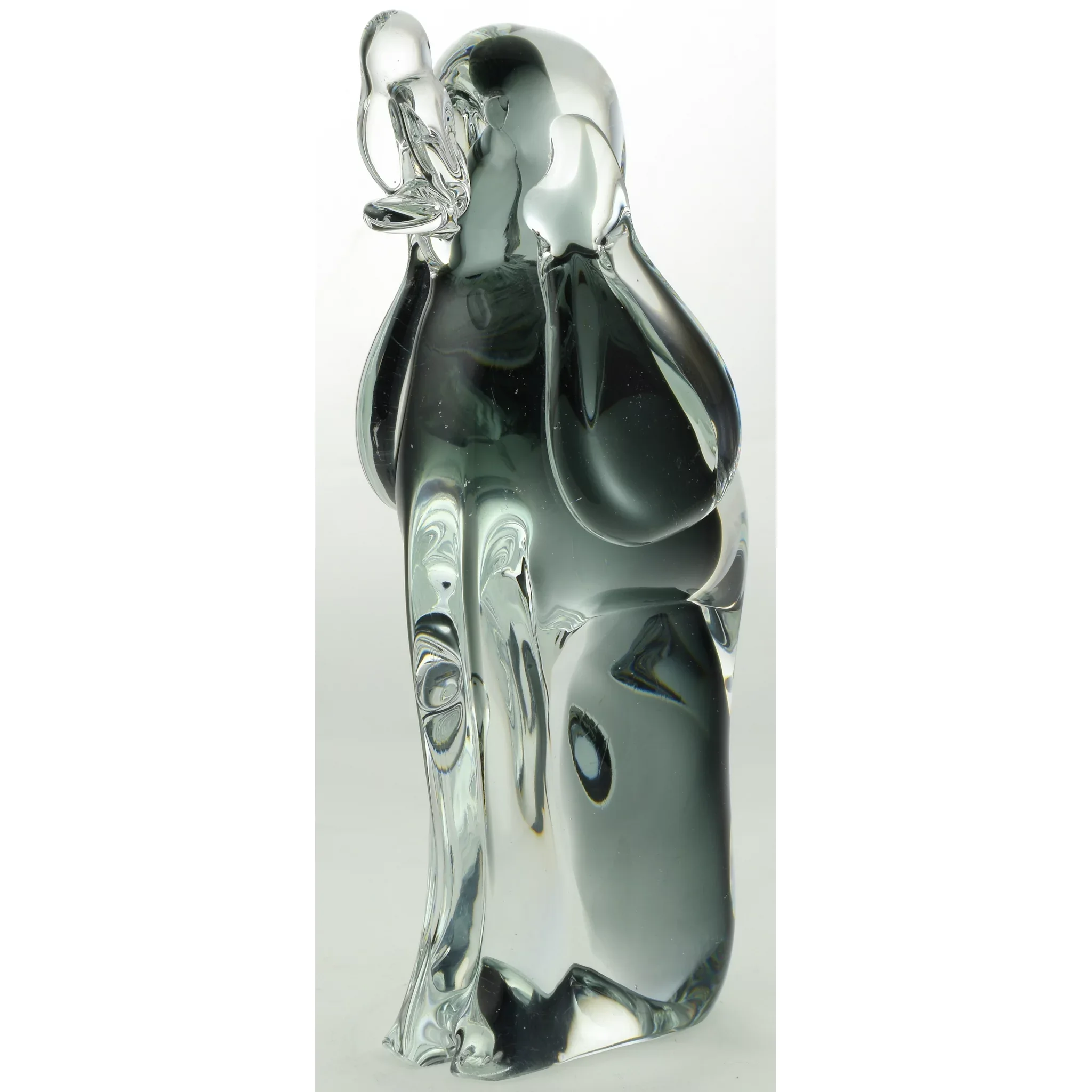 V Nason Murano Sommerso Art Glass Dog Figure - View 2