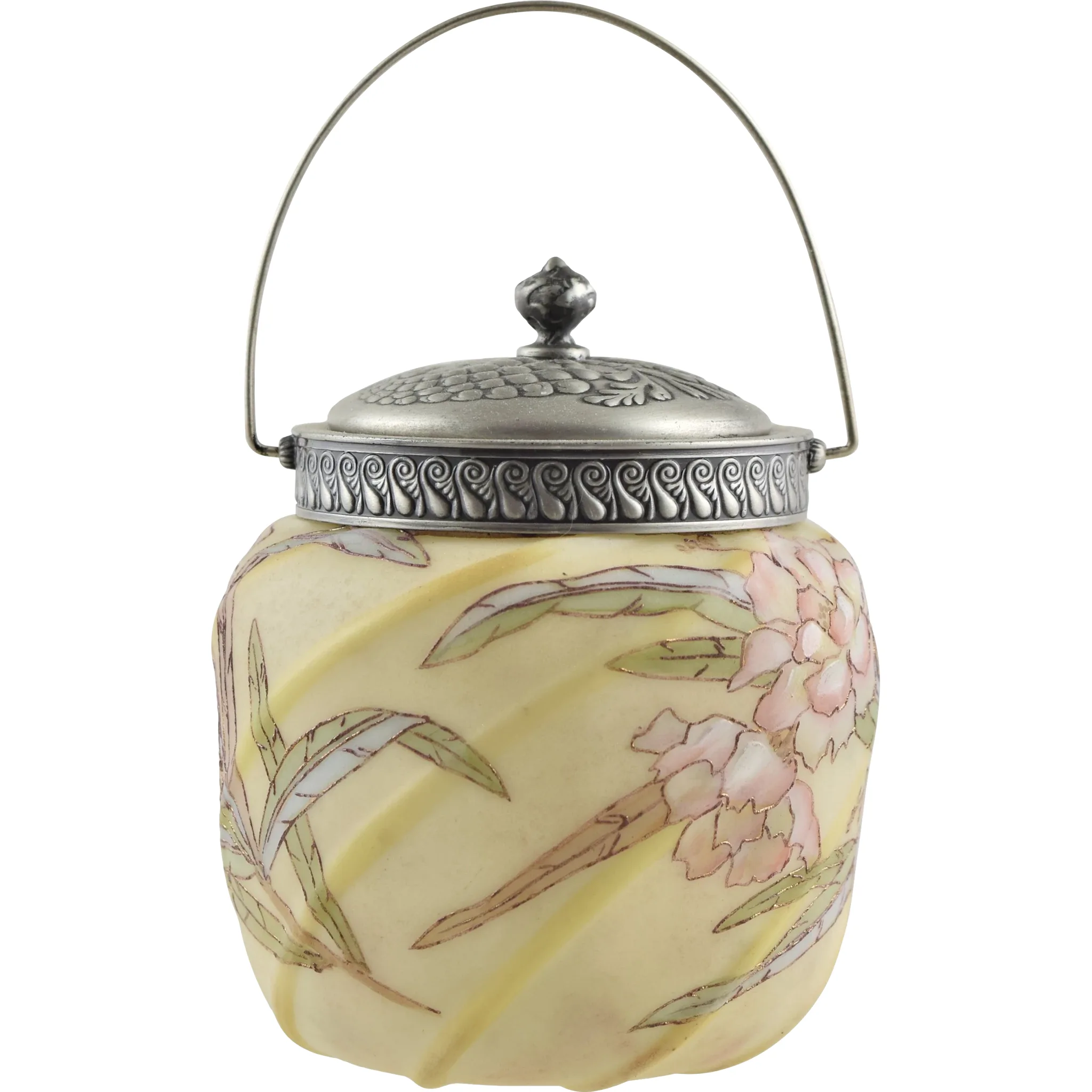 Antique Mt Washington / Crown Milano Sweet Meat - Sweetmeat Jar