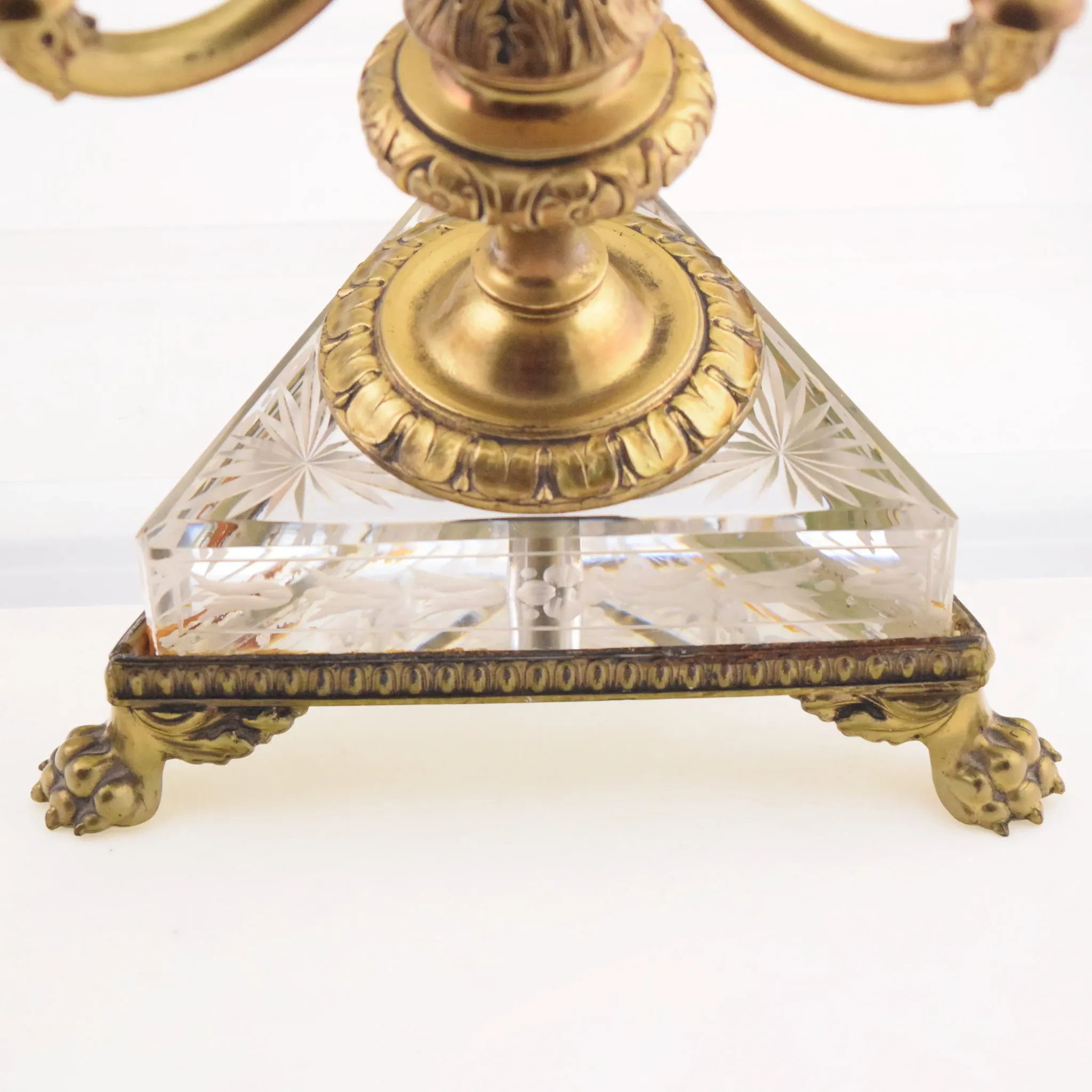 Pair Pairpoint Fine Arts Line 3 Light Candelabra - No C6168 - Ovington's New York - View 13