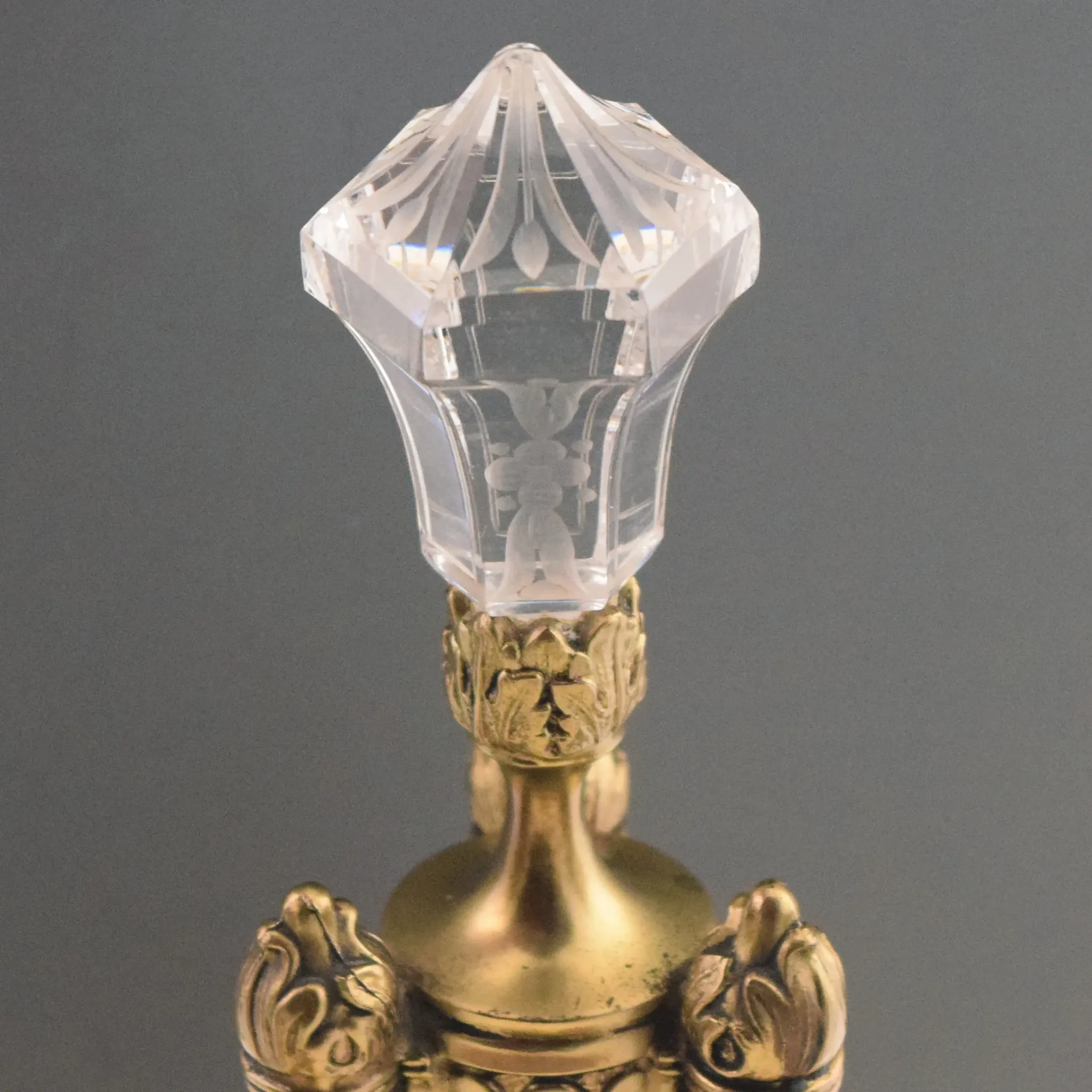 Pair Pairpoint Fine Arts Line 3 Light Candelabra - No C6168 - Ovington's New York - View 7