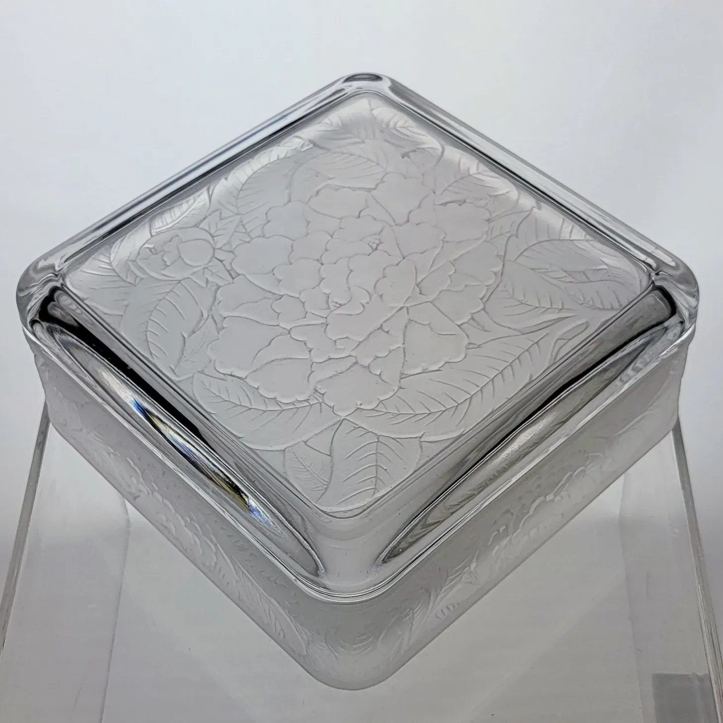Vintage Hoya Crystal Bento Box COS5493U - Original Box - View 2