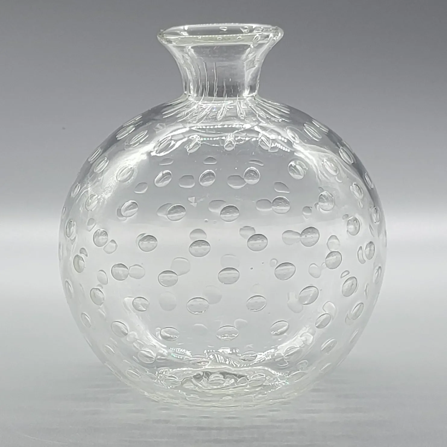 Archimede Seguso Murano Glass Bullicante Ball Vases - 3 Sizes - View 4