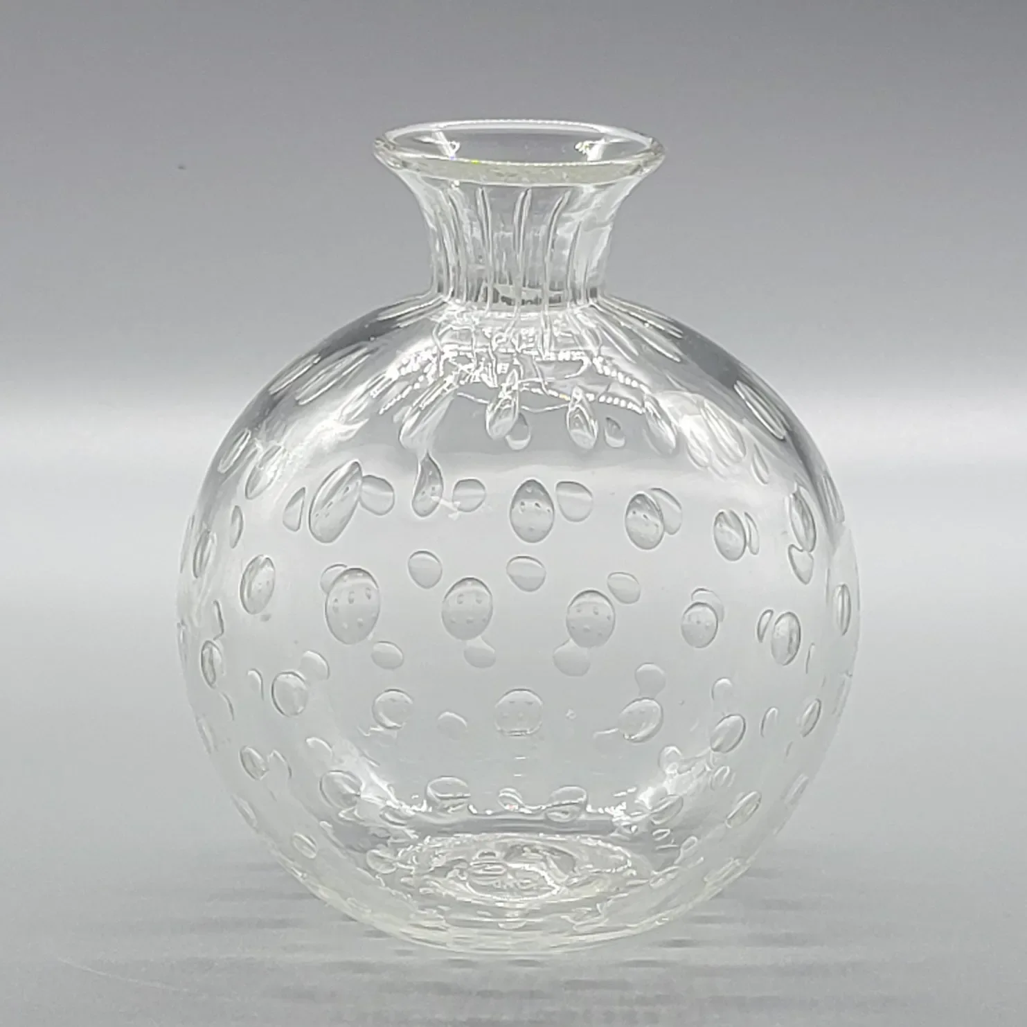 Archimede Seguso Murano Glass Bullicante Ball Vases - 3 Sizes - View 5