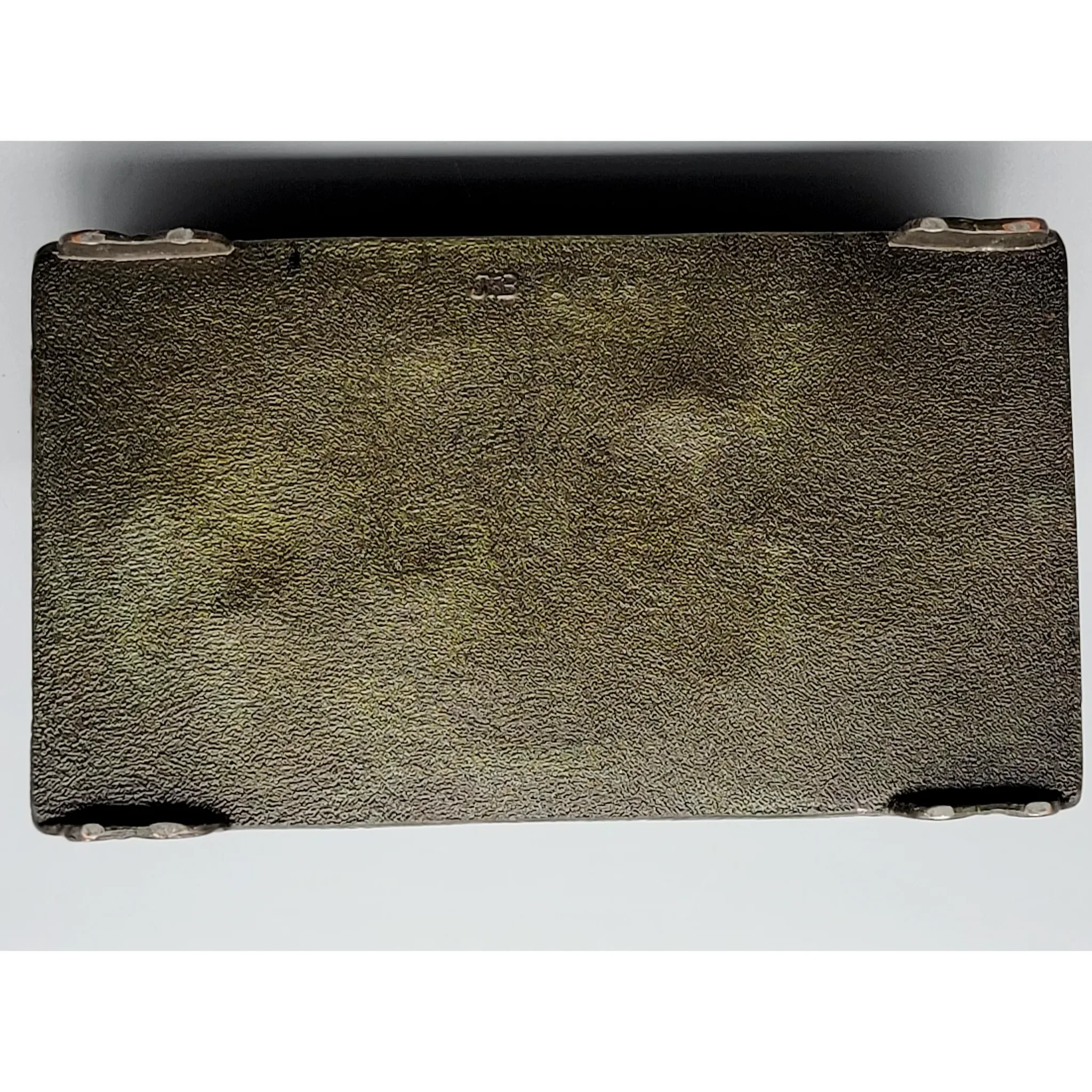 Jennings Brothers Figural Casket Box Lady on Lid - View 9