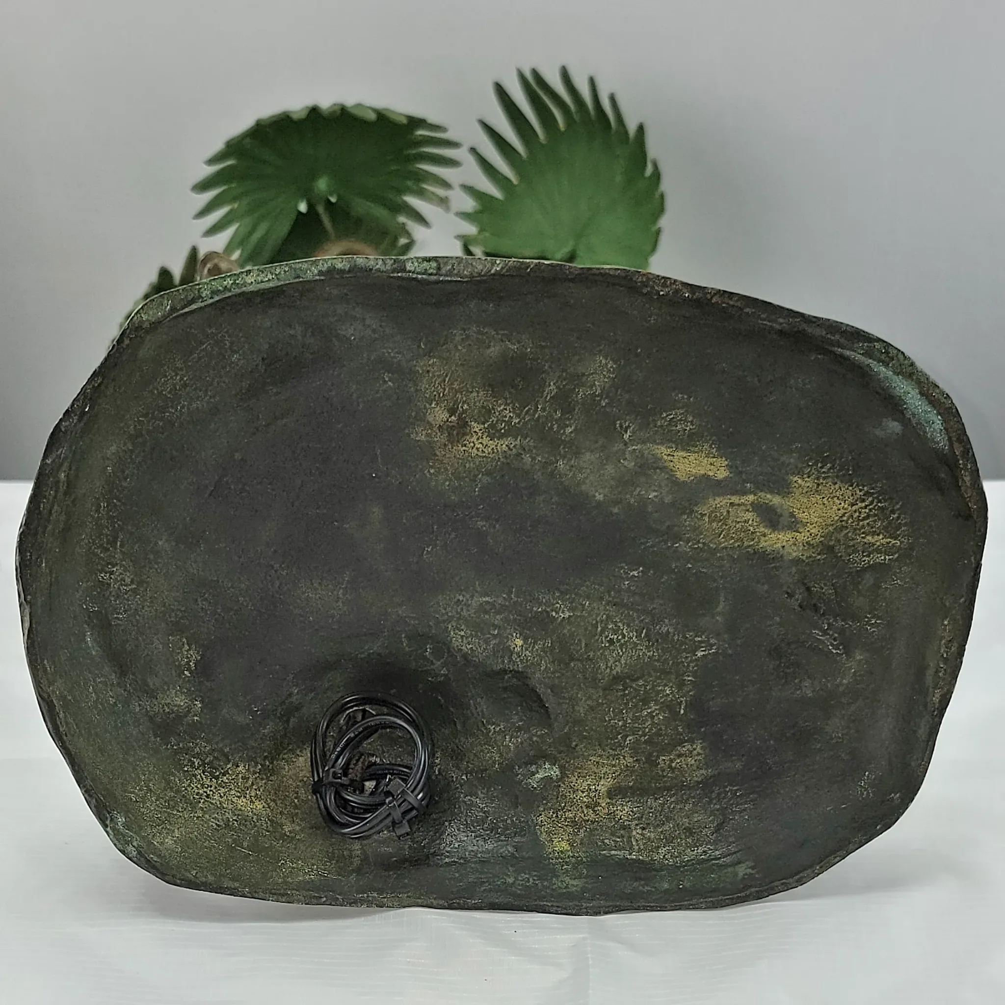Large Austrian Bronze Palm Tree Camel & Rider Lamp - View 15