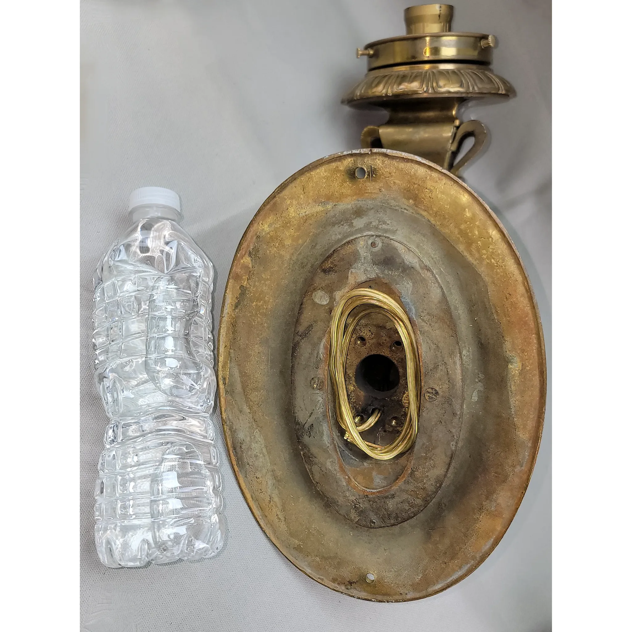 Set of 4 Massive Cast Brass Wall Sconces Opal Glass Ball Shades - View 8
