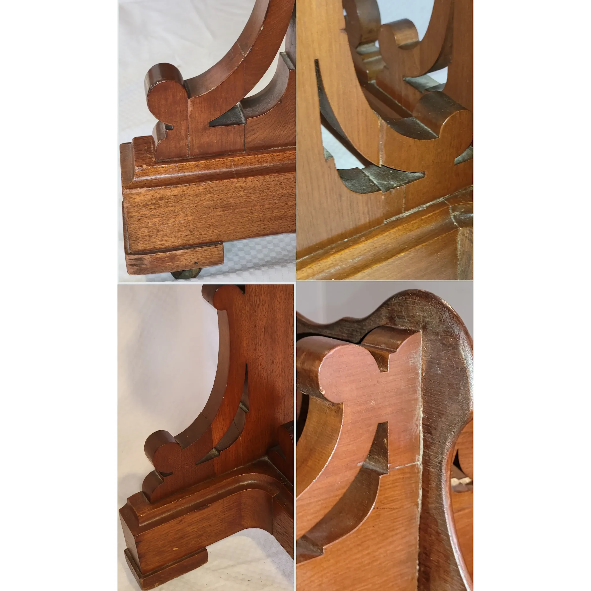 Antique Victorian Walnut Drop Front Writing Desk - View 15