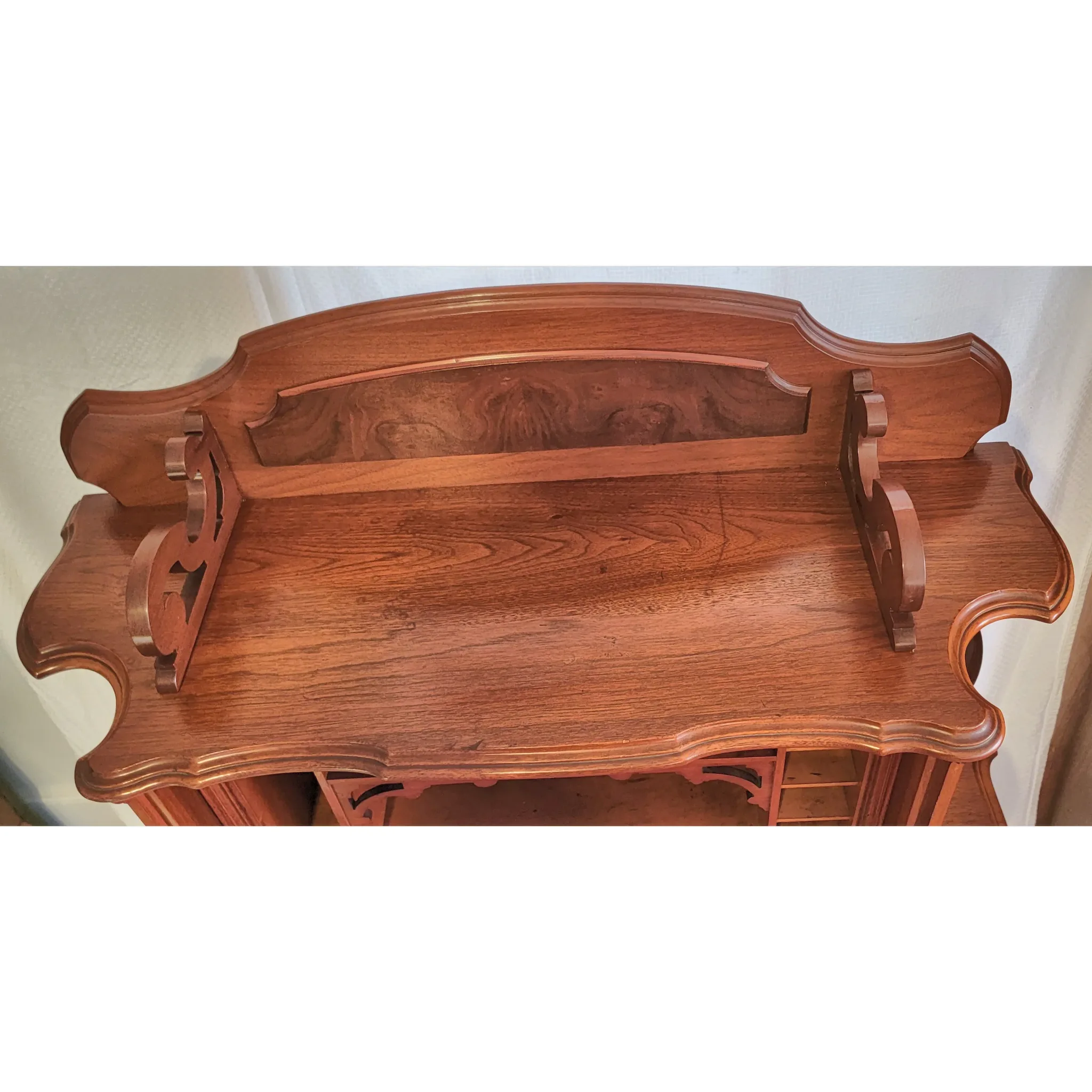 Antique Victorian Walnut Drop Front Writing Desk - View 4