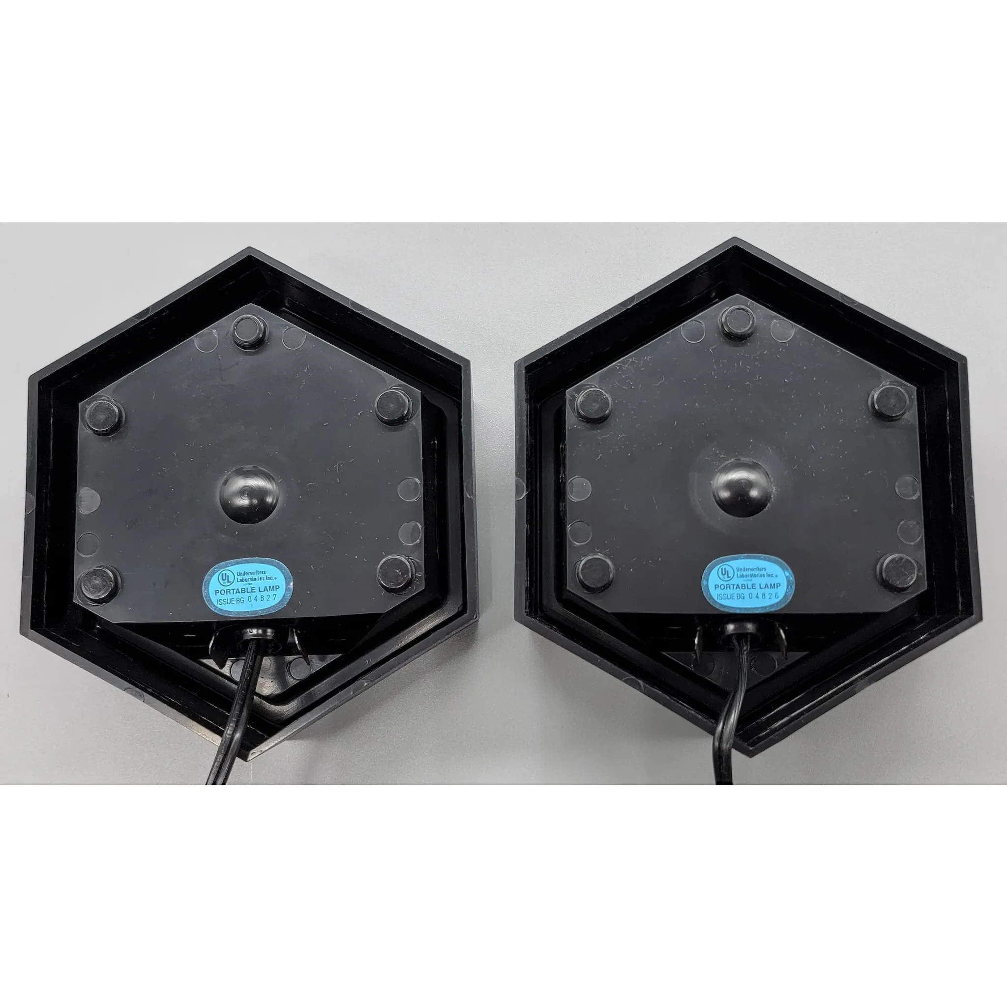 Pair Vintage Mystic Seaport Deck Prism Lamps - View 9