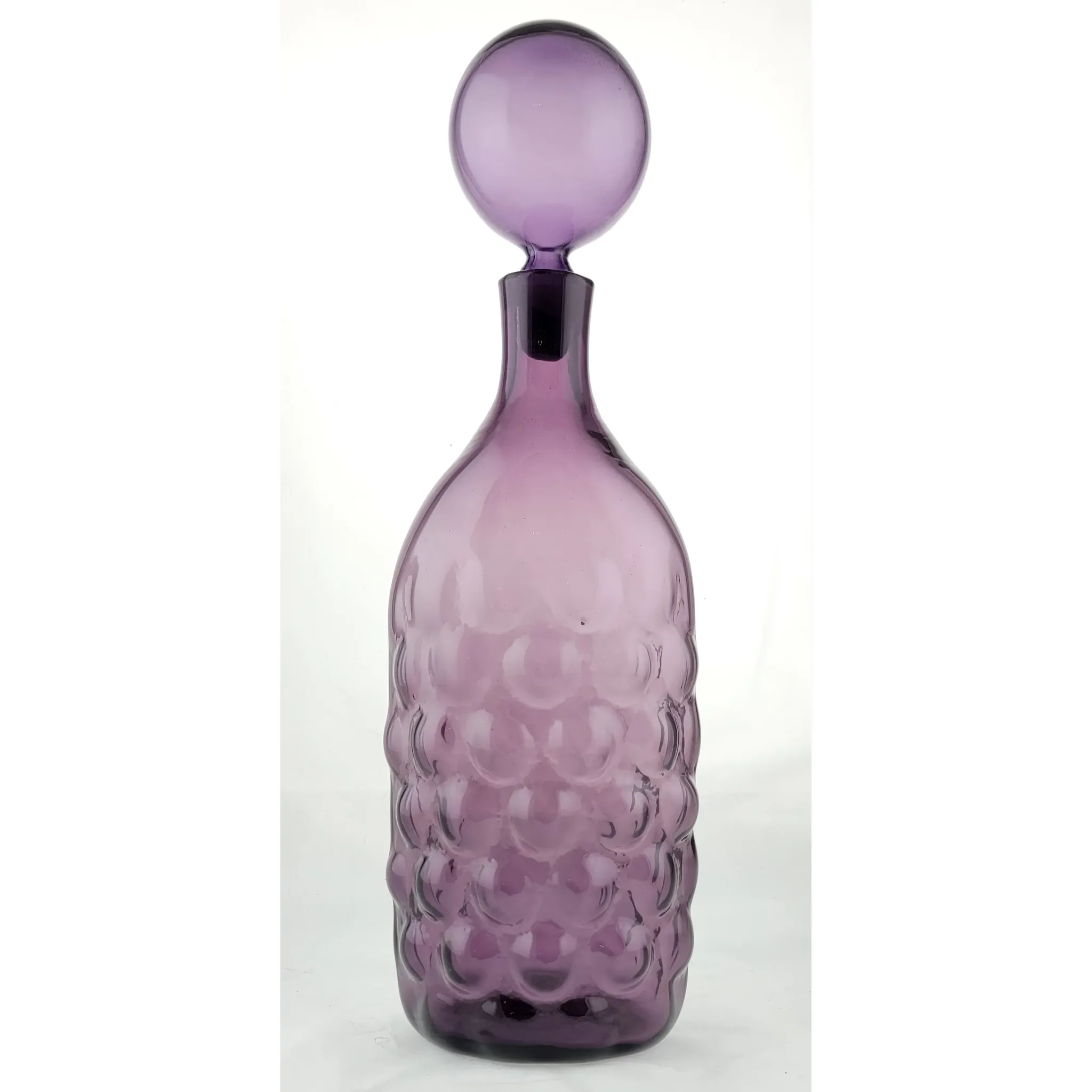 Blenko Decanter MCM 1960-61 Amethyst #6040 - View 9