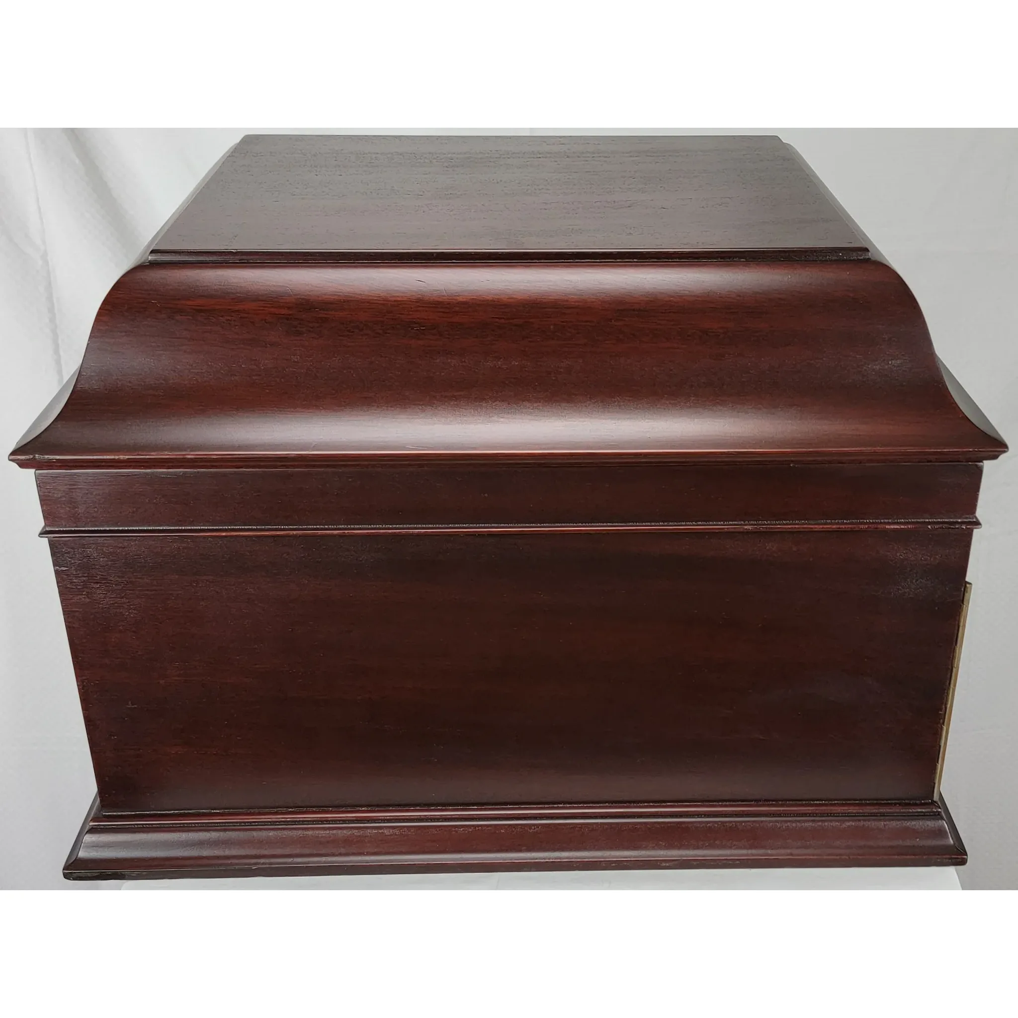 Antique 1914 Victor Victrola VV-IX Phonograph & Record Cabinet - Mahogany - View 11
