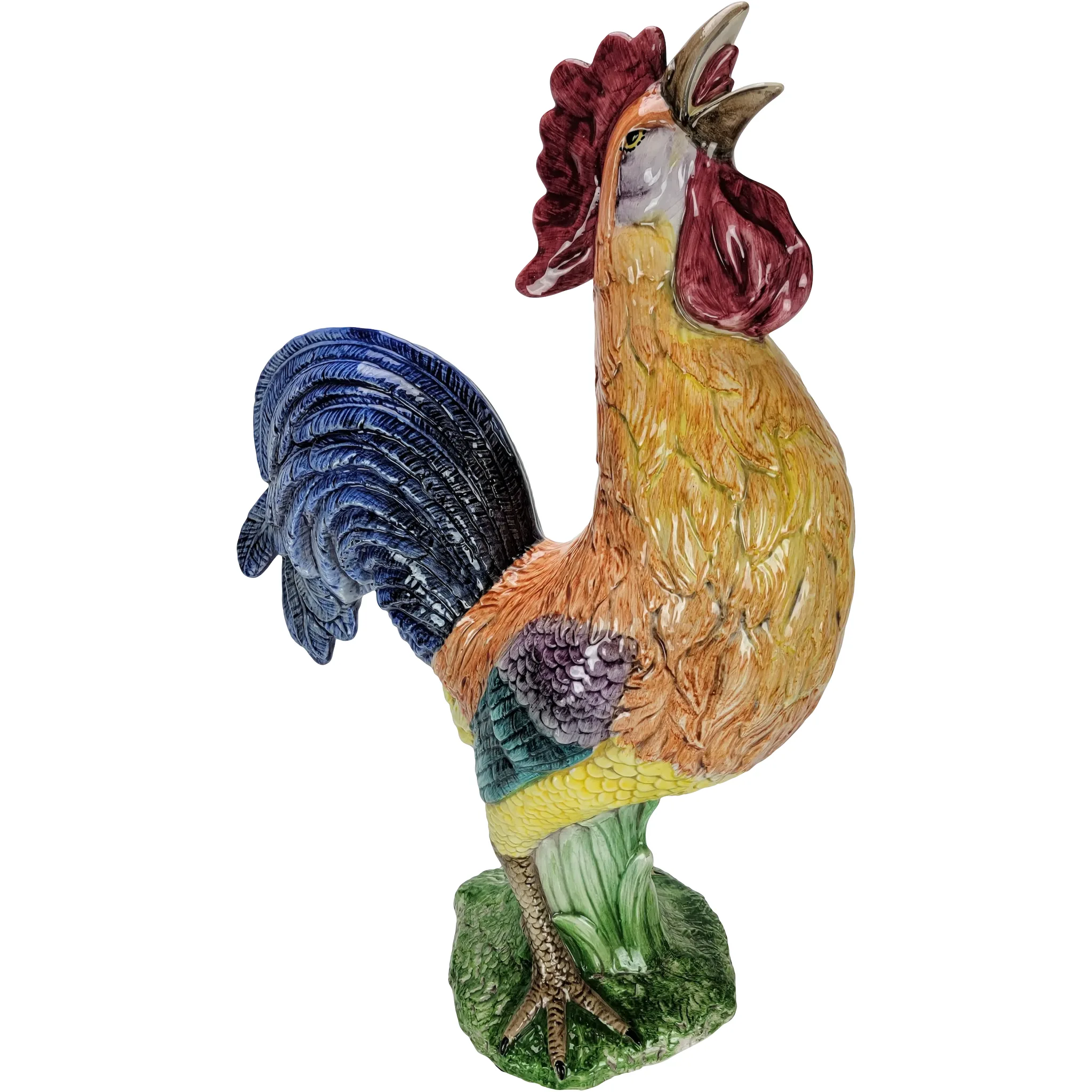 Vintage Large Ceramic Rooster - Made In Italy for Vietri