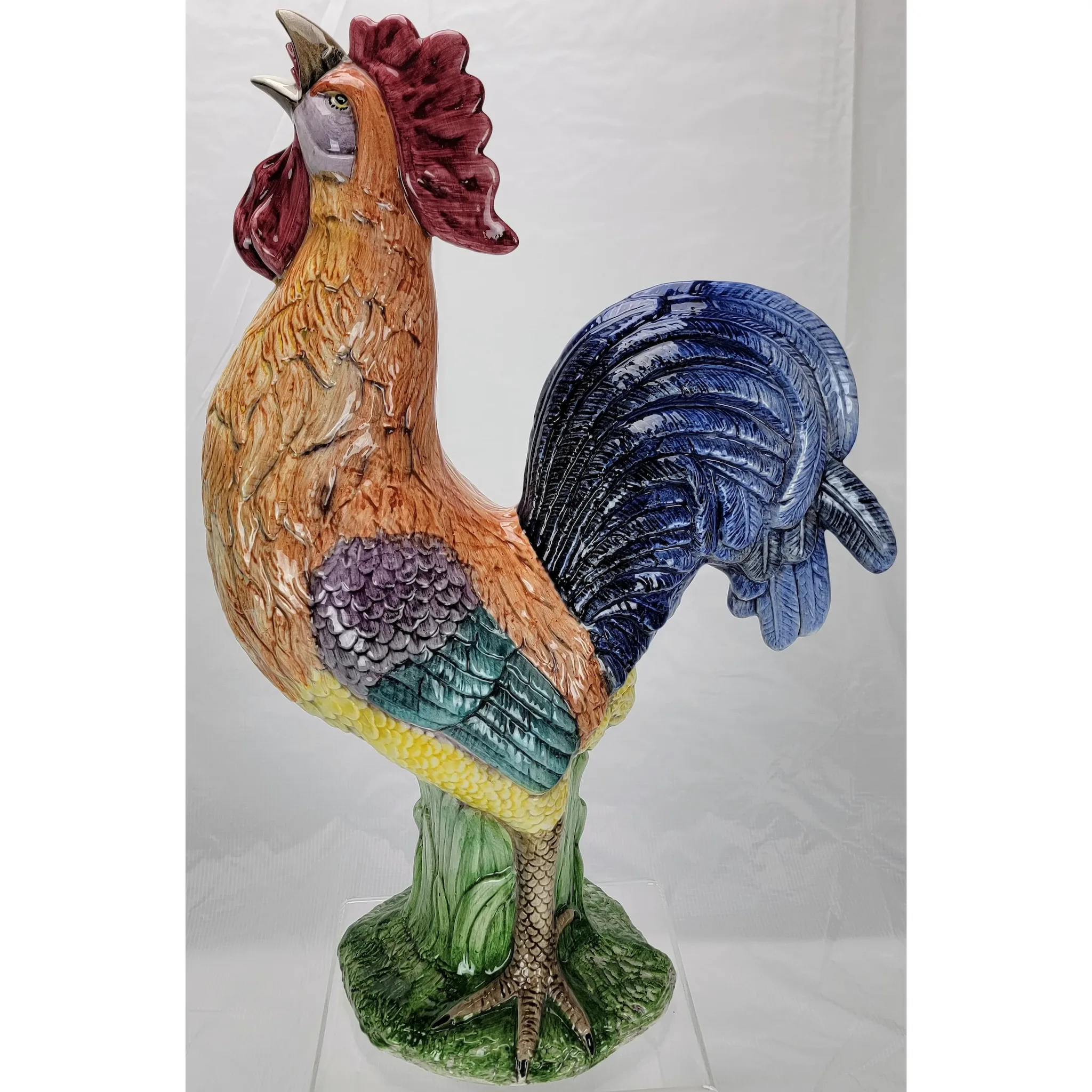 Vintage Large Ceramic Rooster - Made In Italy for Vietri - View 2