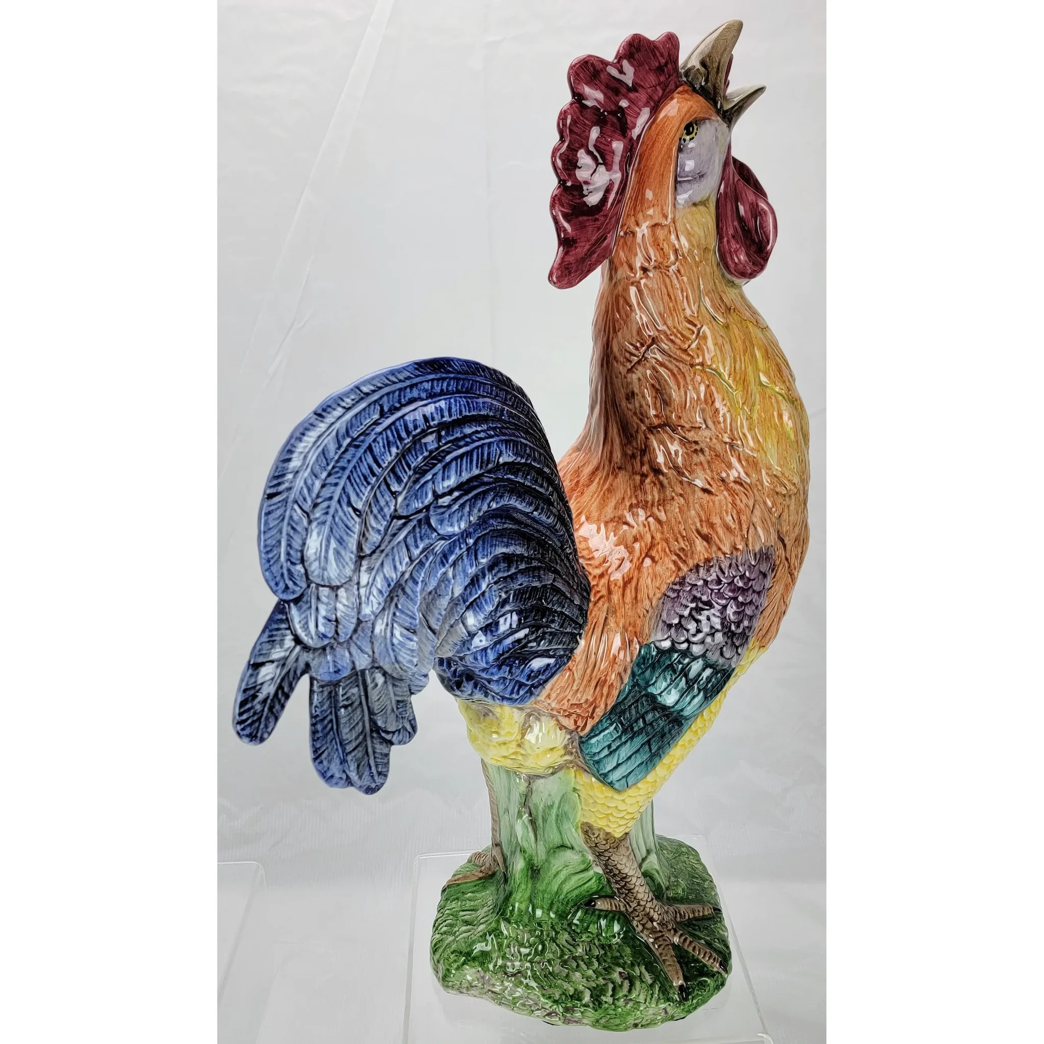 Vintage Large Ceramic Rooster - Made In Italy for Vietri - View 3