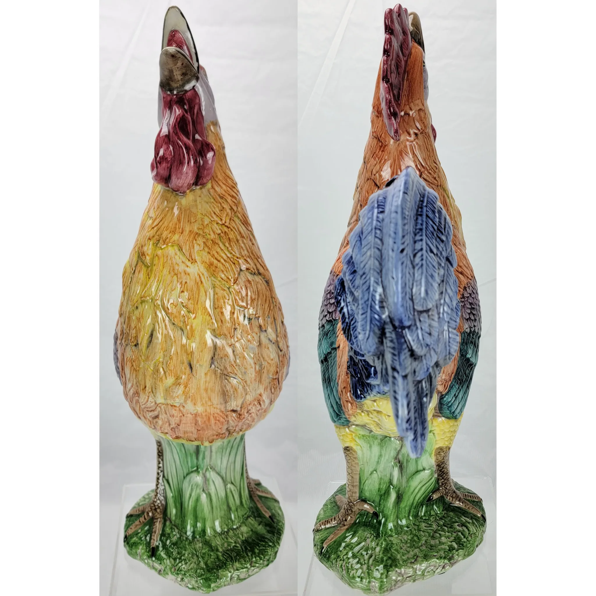 Vintage Large Ceramic Rooster - Made In Italy for Vietri - View 4
