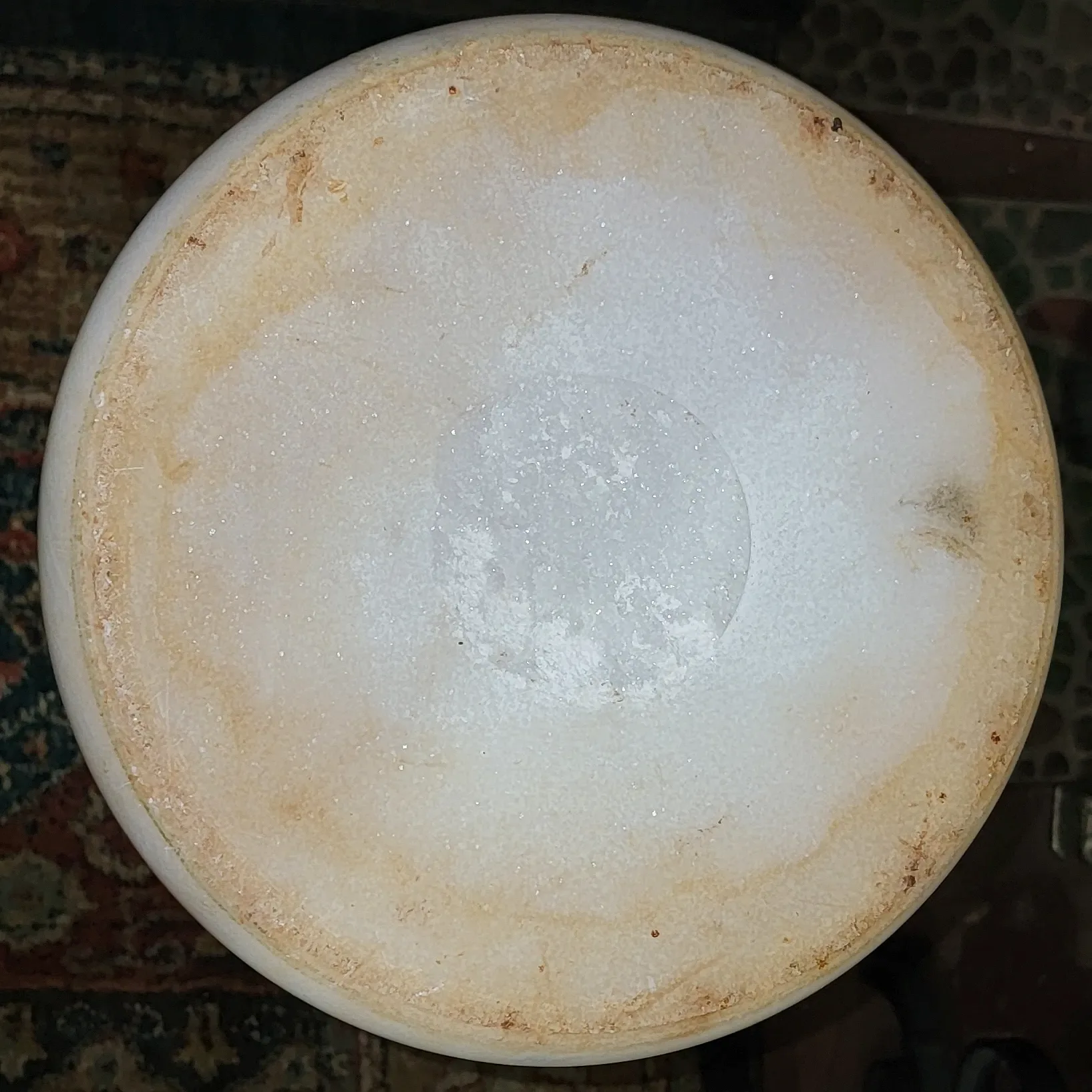 Massive Mid-Century Carrara Marble Floor Vase - View 10