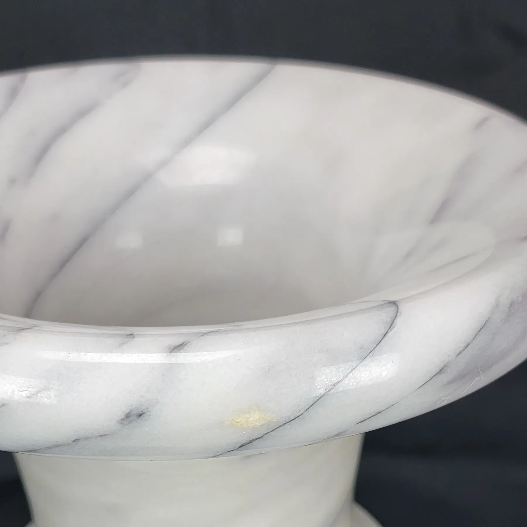 Massive Mid-Century Carrara Marble Floor Vase - View 11