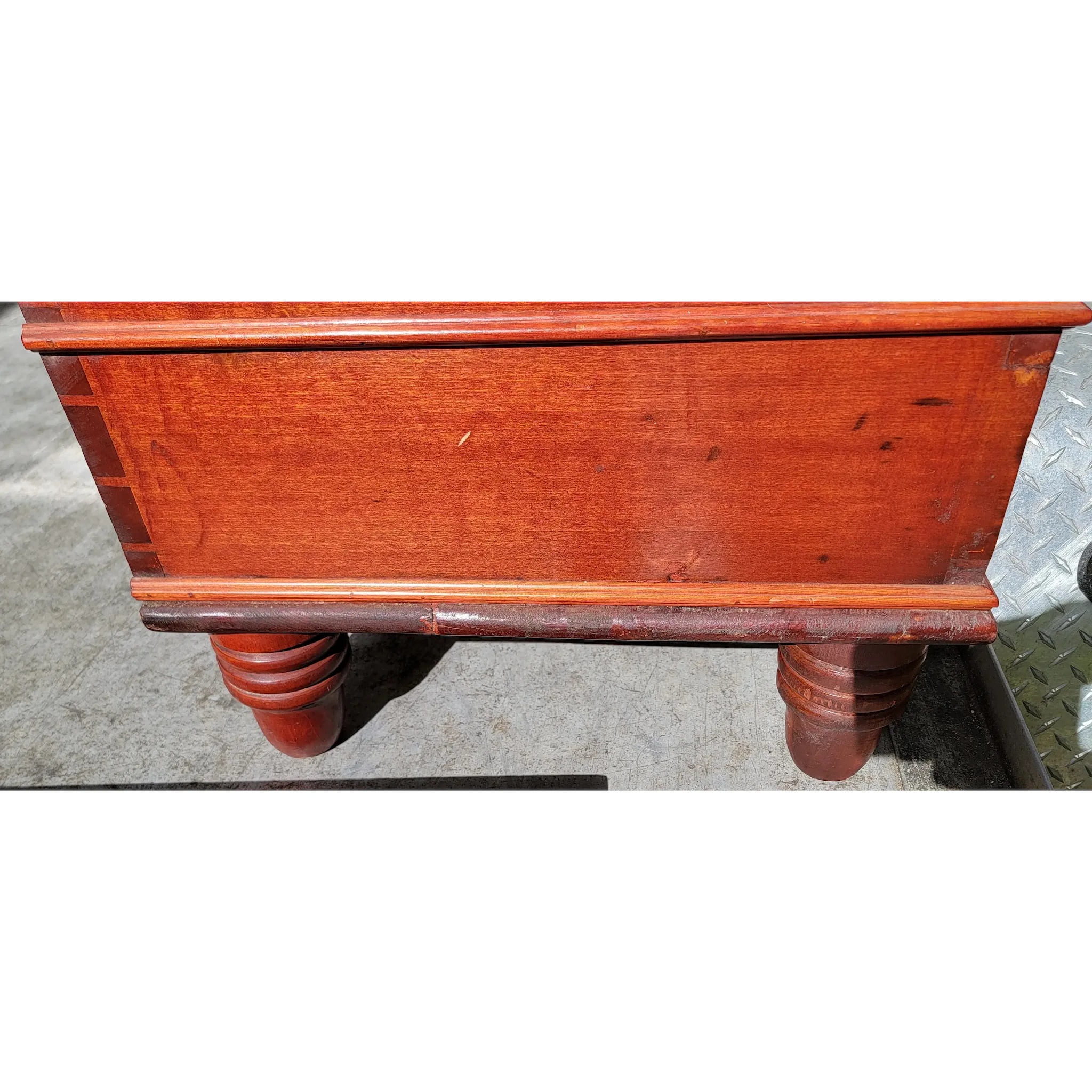 Antique 19th Century Dovetailed Pine Blanket Chest - View 7