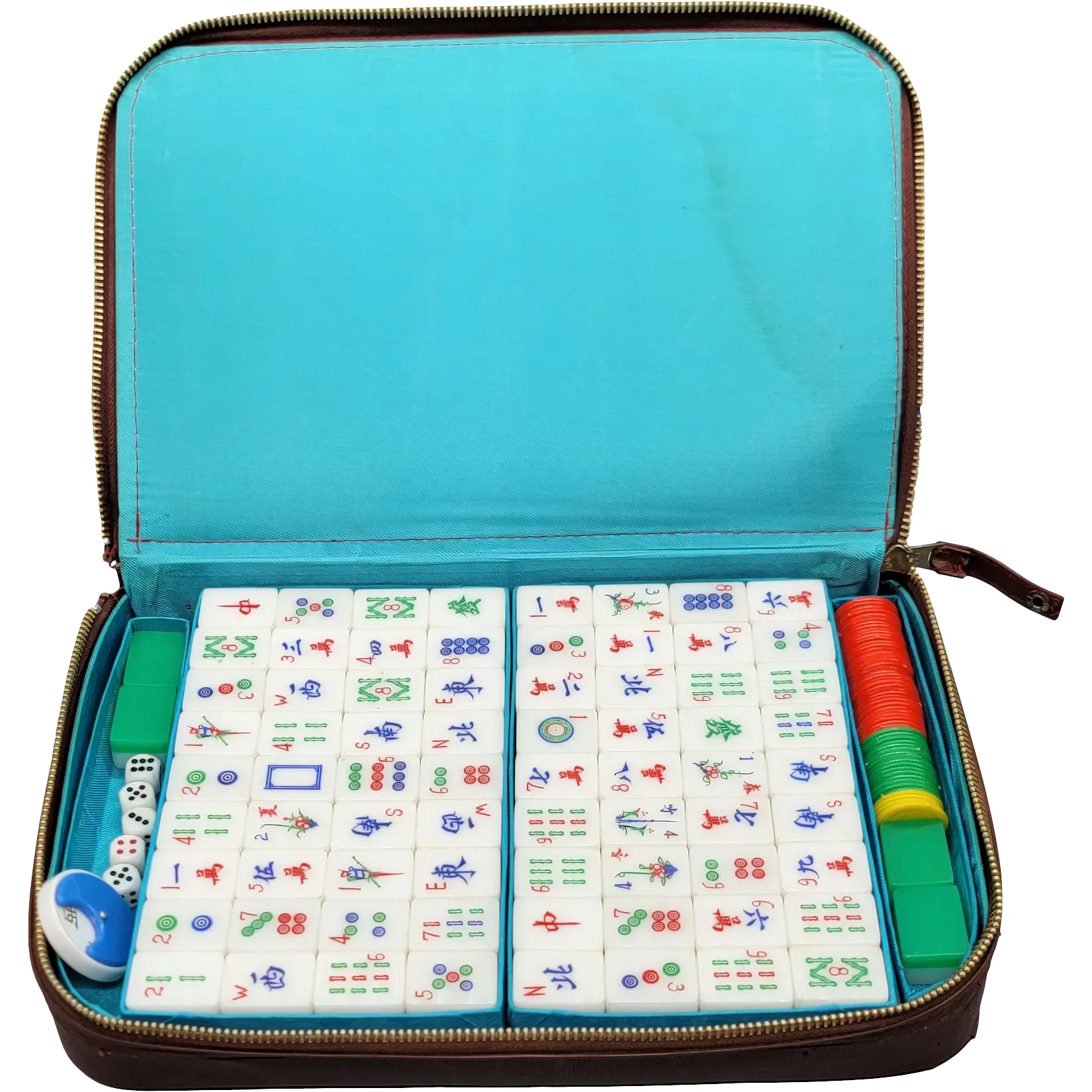 Vintage Mah-Jongg MahJognn Set in case