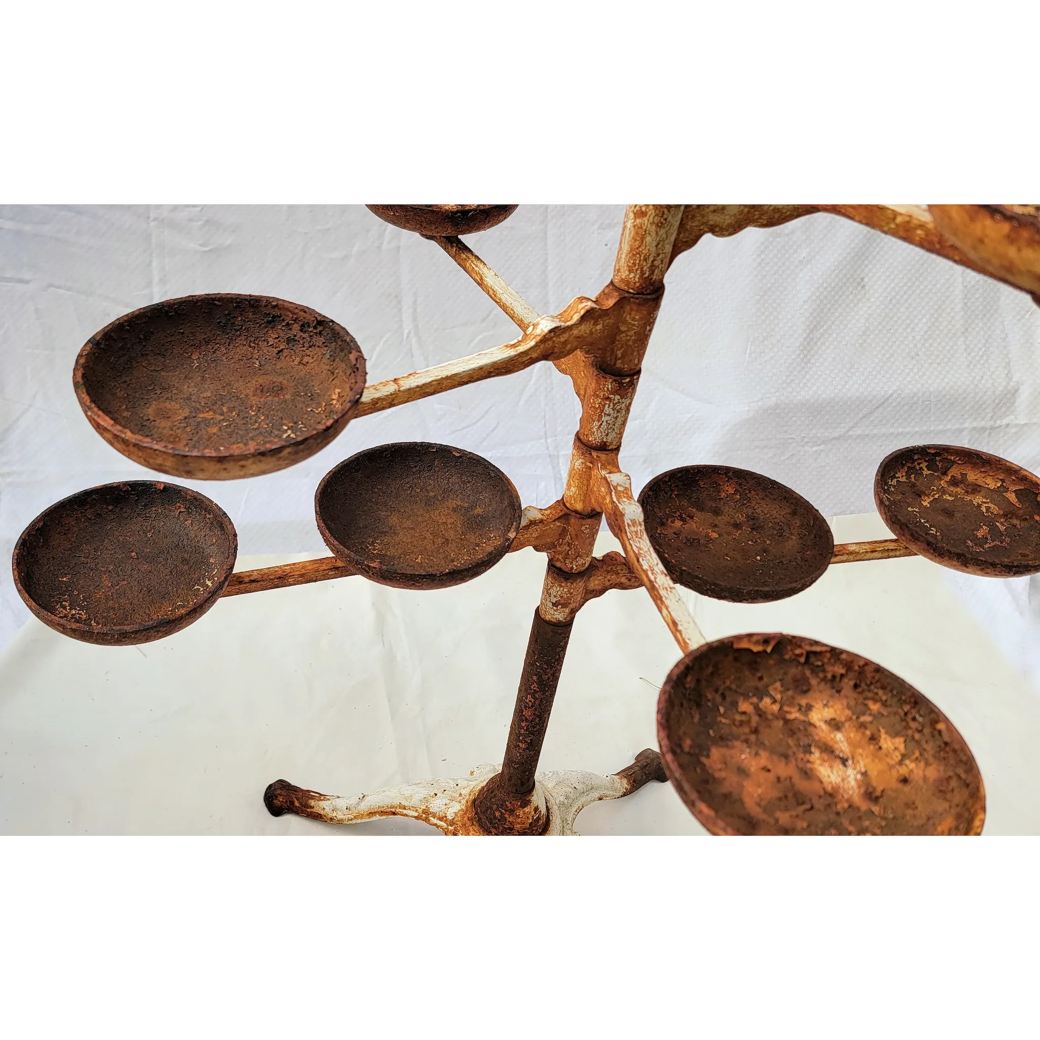 Antique Victorian Cast Iron Articulated 12 Plant Stand - View 6