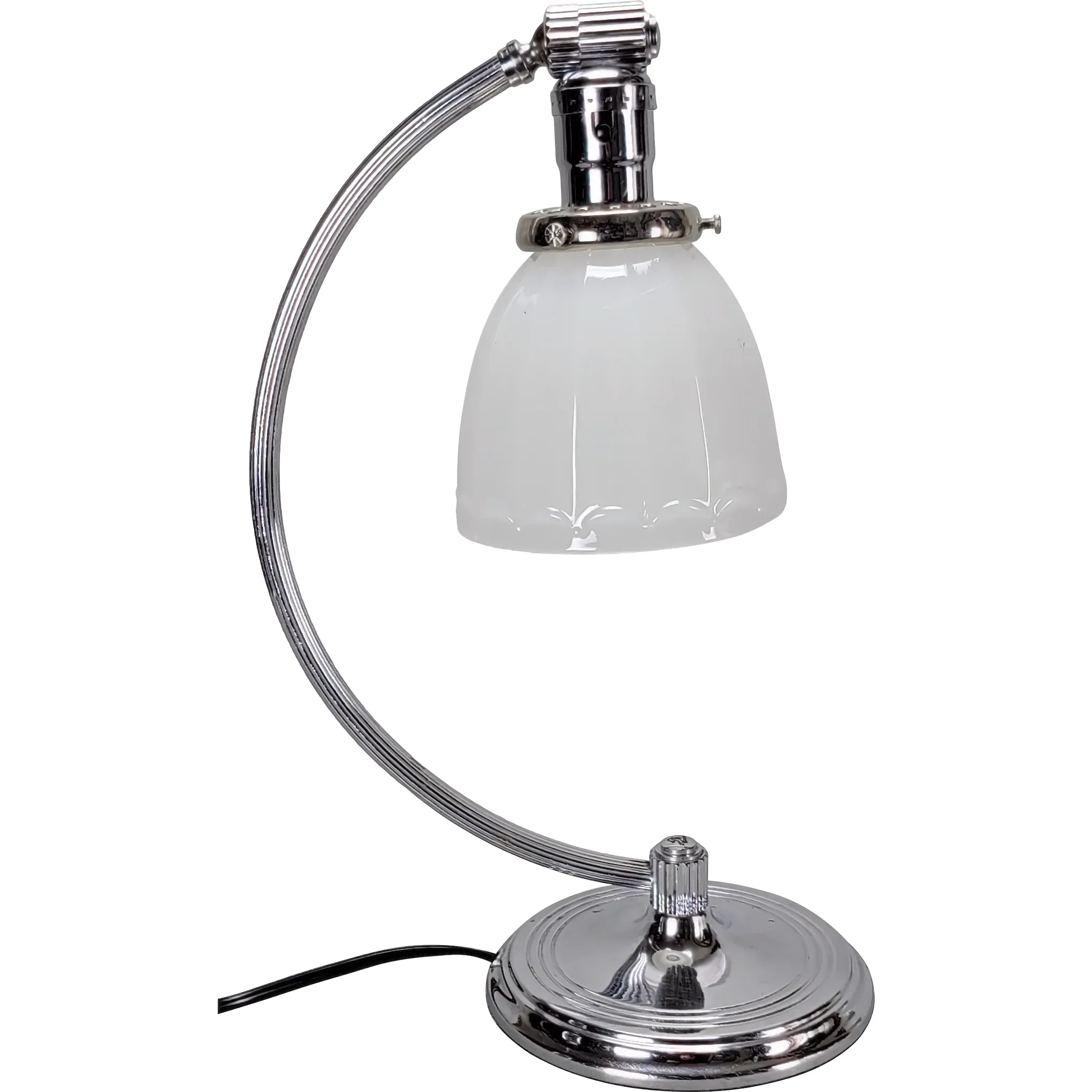 Chase Chrome Desk Lamp 1930s Machine Age