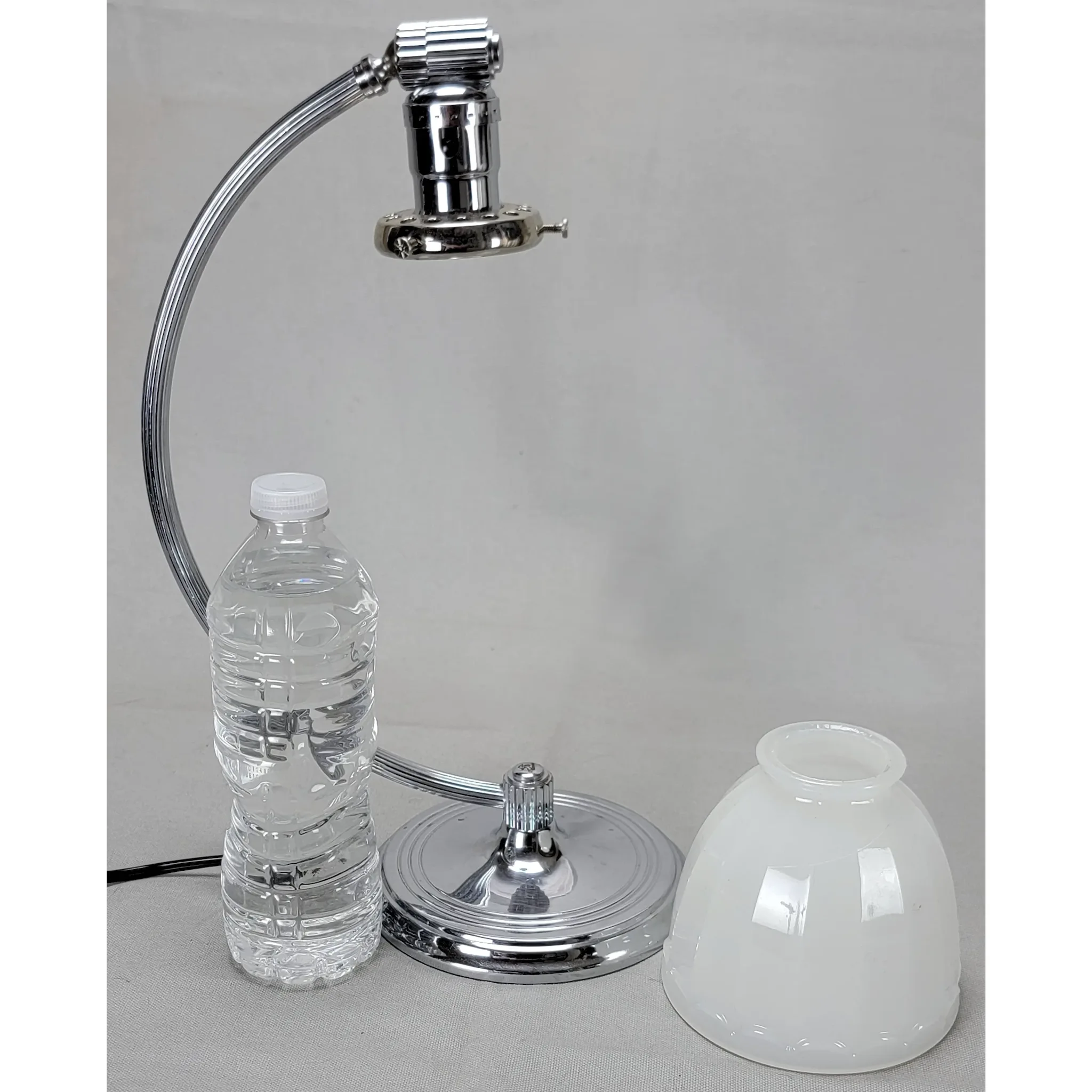 Chase Chrome Desk Lamp 1930s Machine Age - View 4