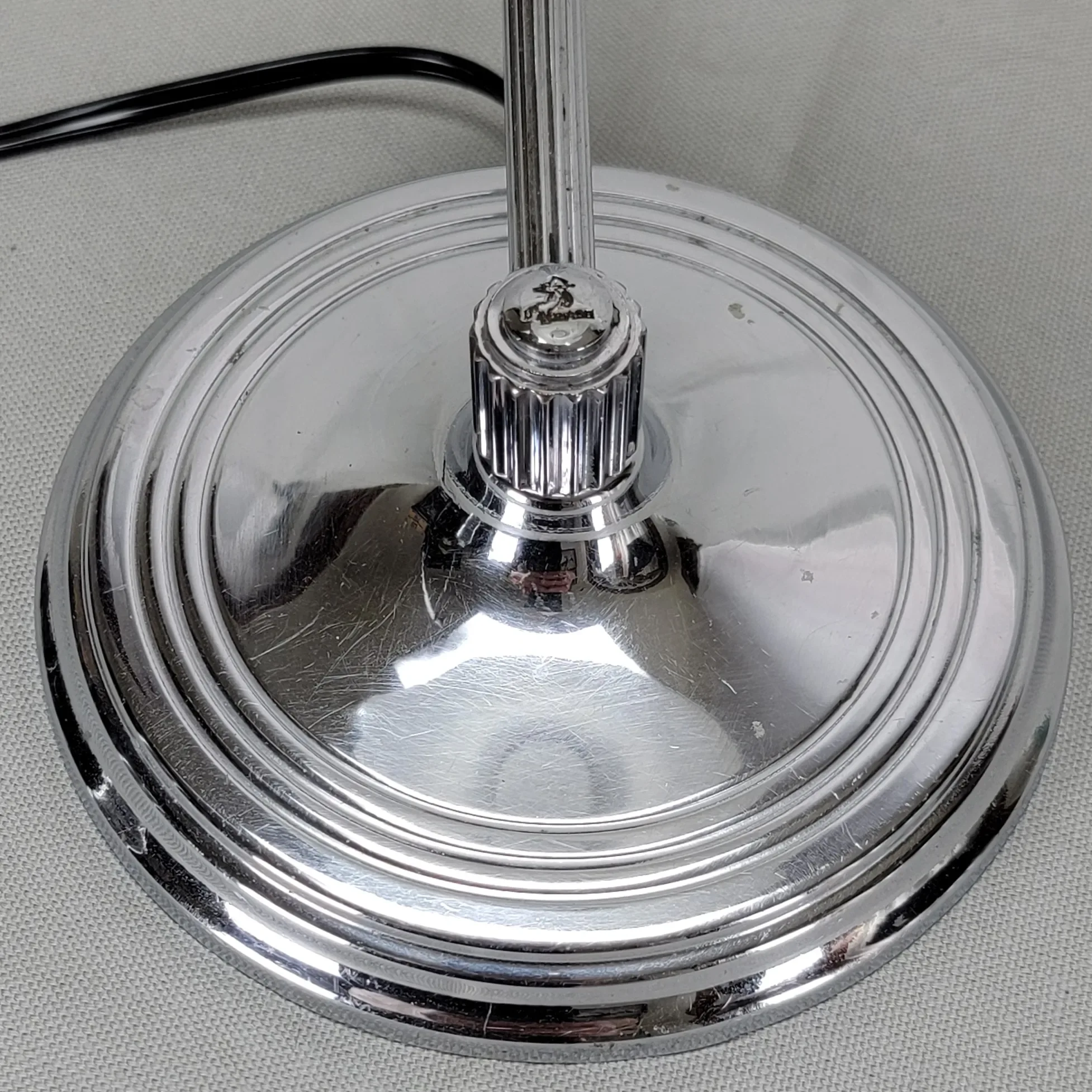 Chase Chrome Desk Lamp 1930s Machine Age - View 8