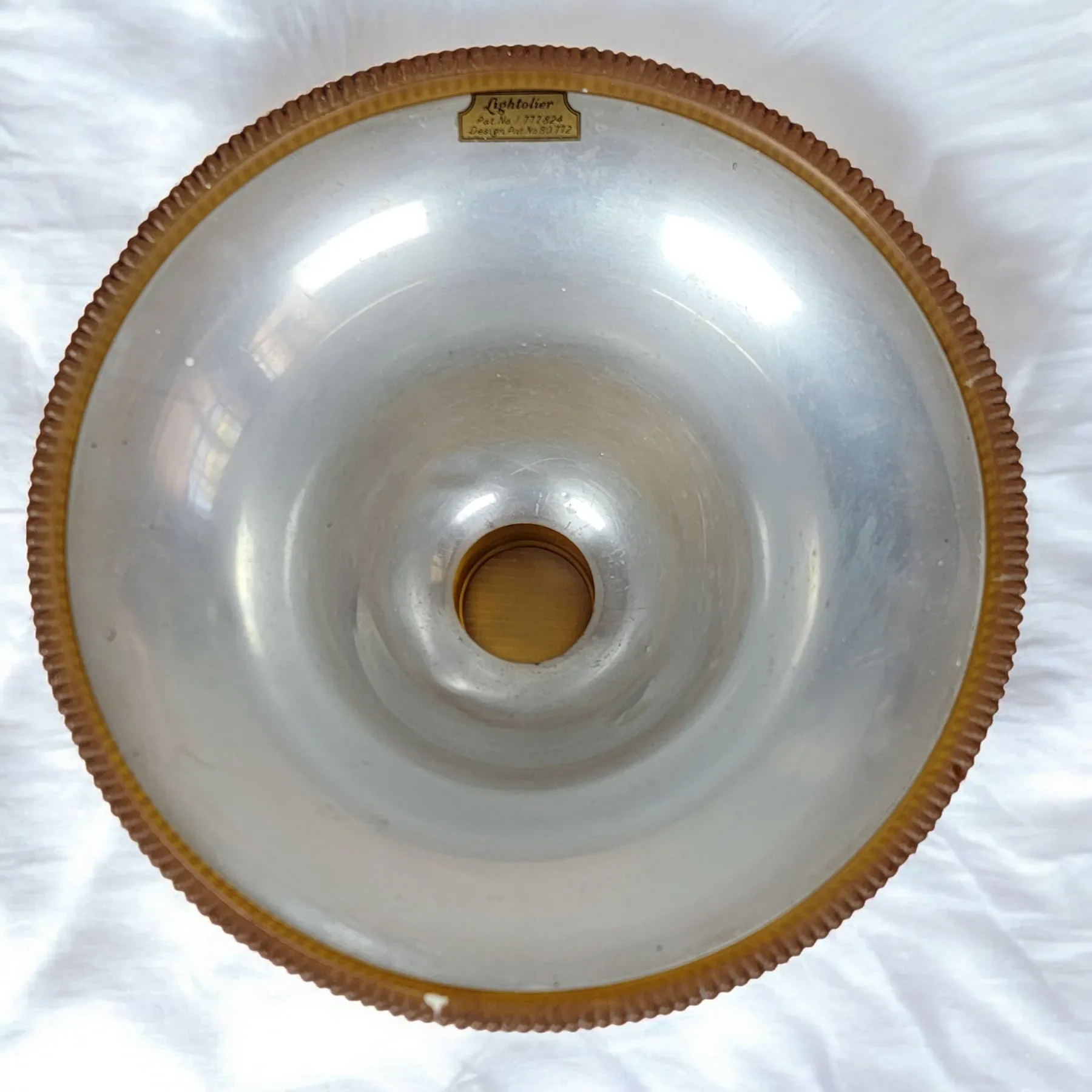 1930s Lightolier DaRay Torchiere Lamp Shade - View 10
