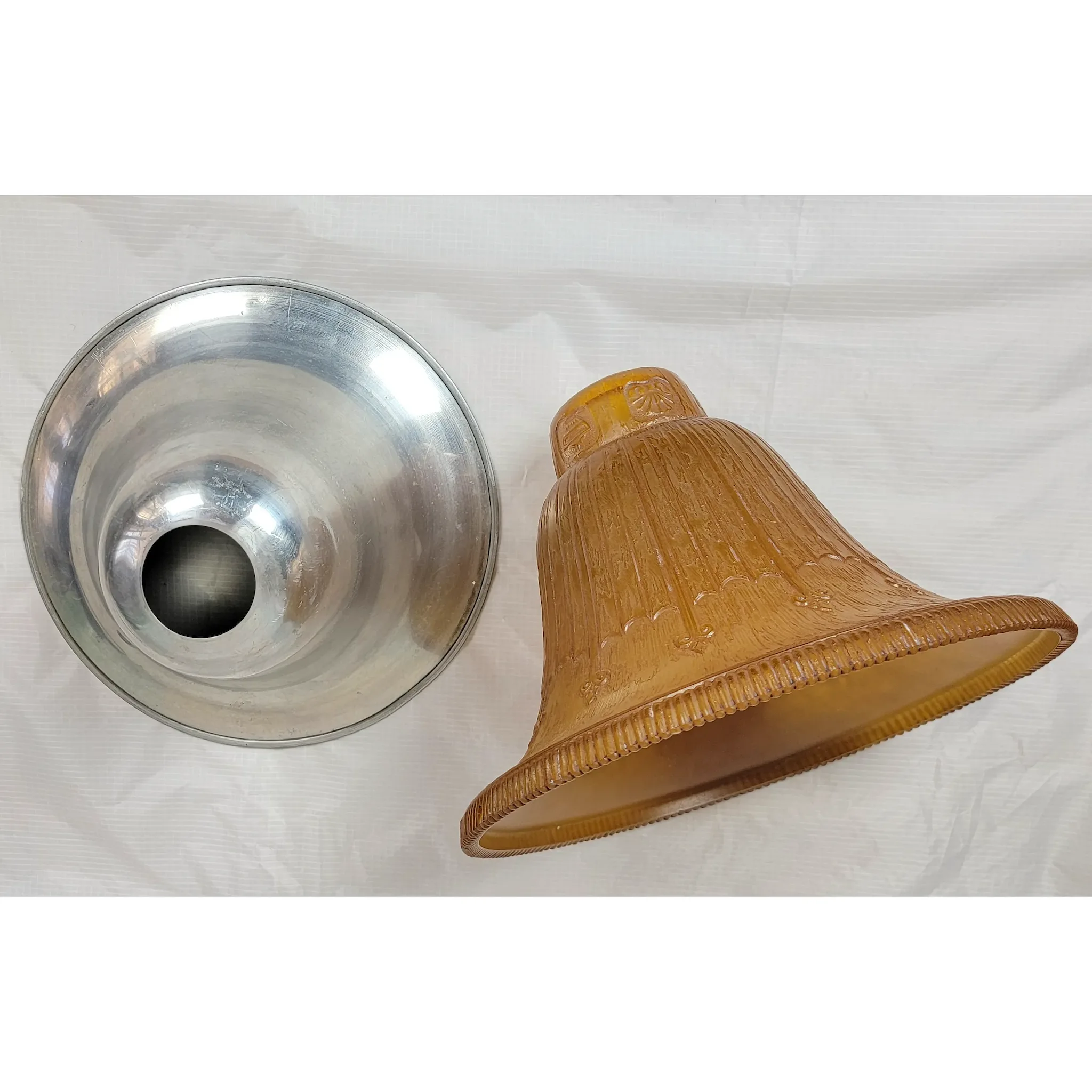 1930s Lightolier DaRay Torchiere Lamp Shade - View 11