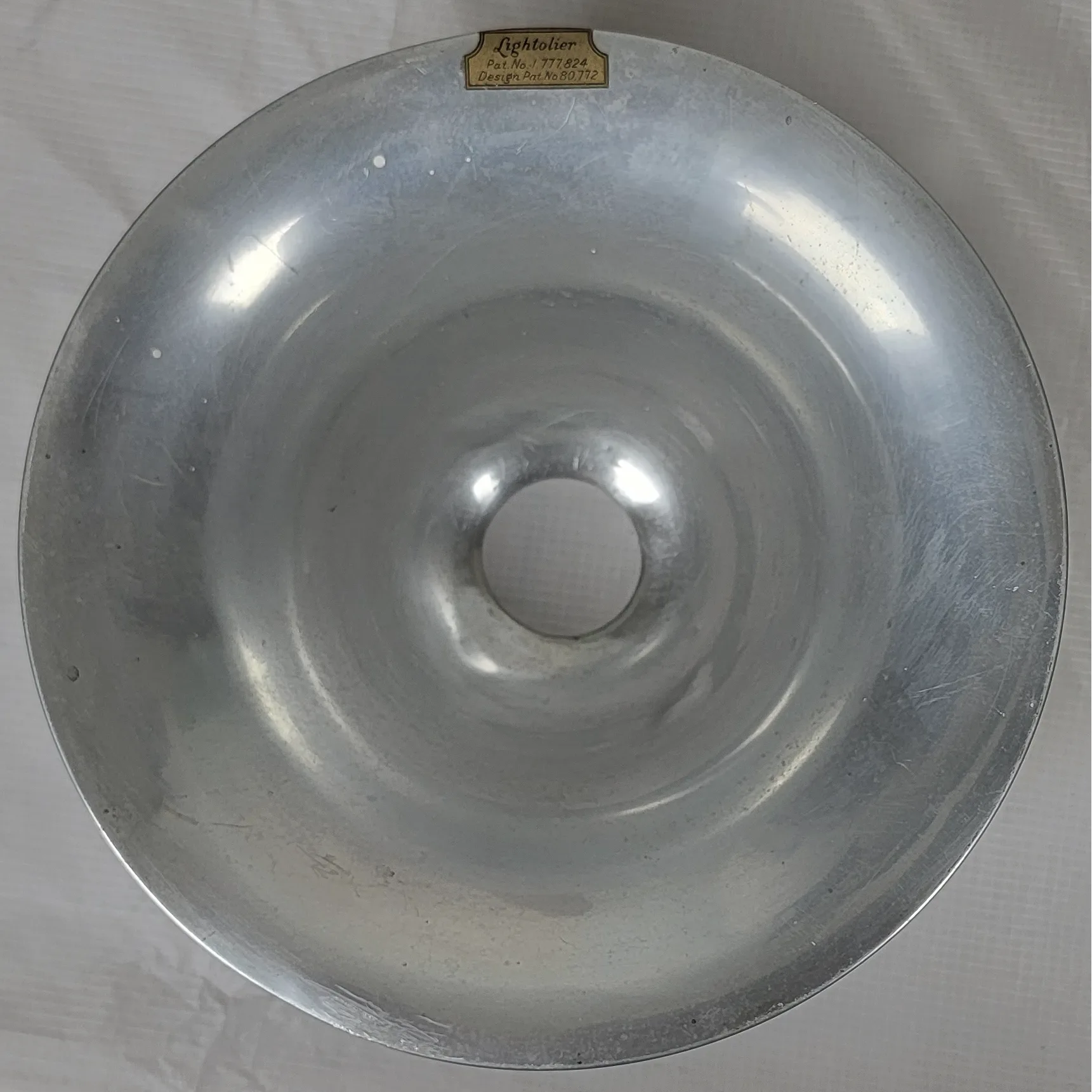 1930s Lightolier DaRay Torchiere Lamp Shade - View 6