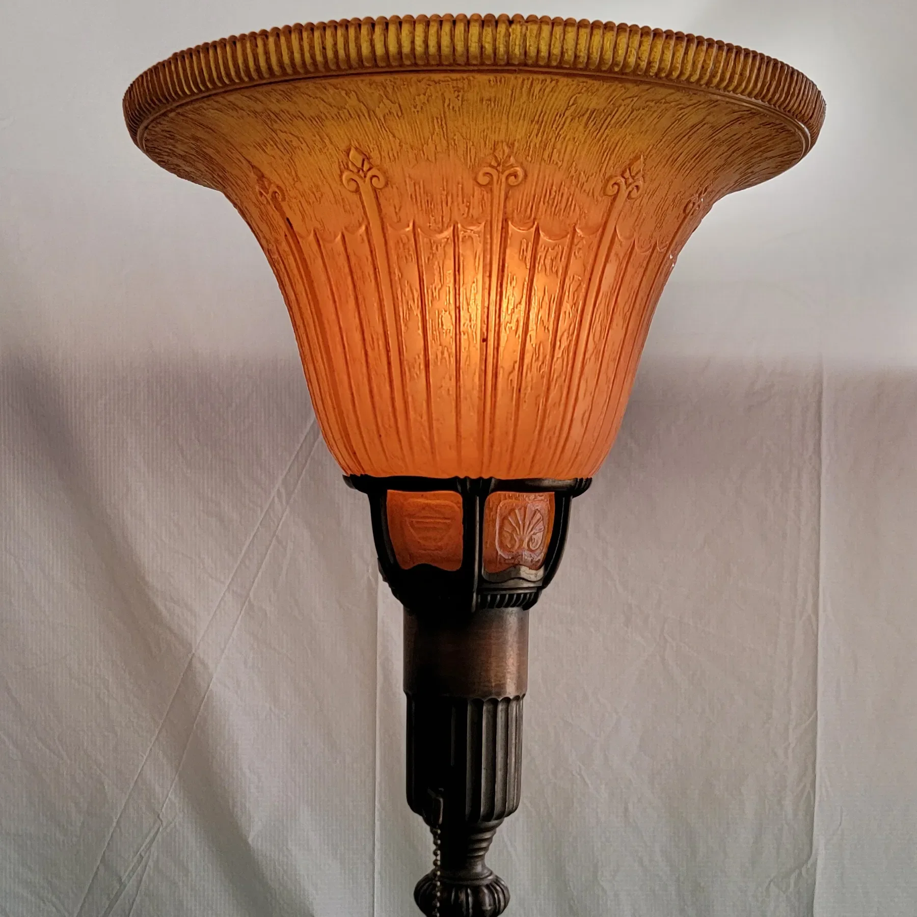 1930s Lightolier DaRay Torchiere Lamp Shade - View 7