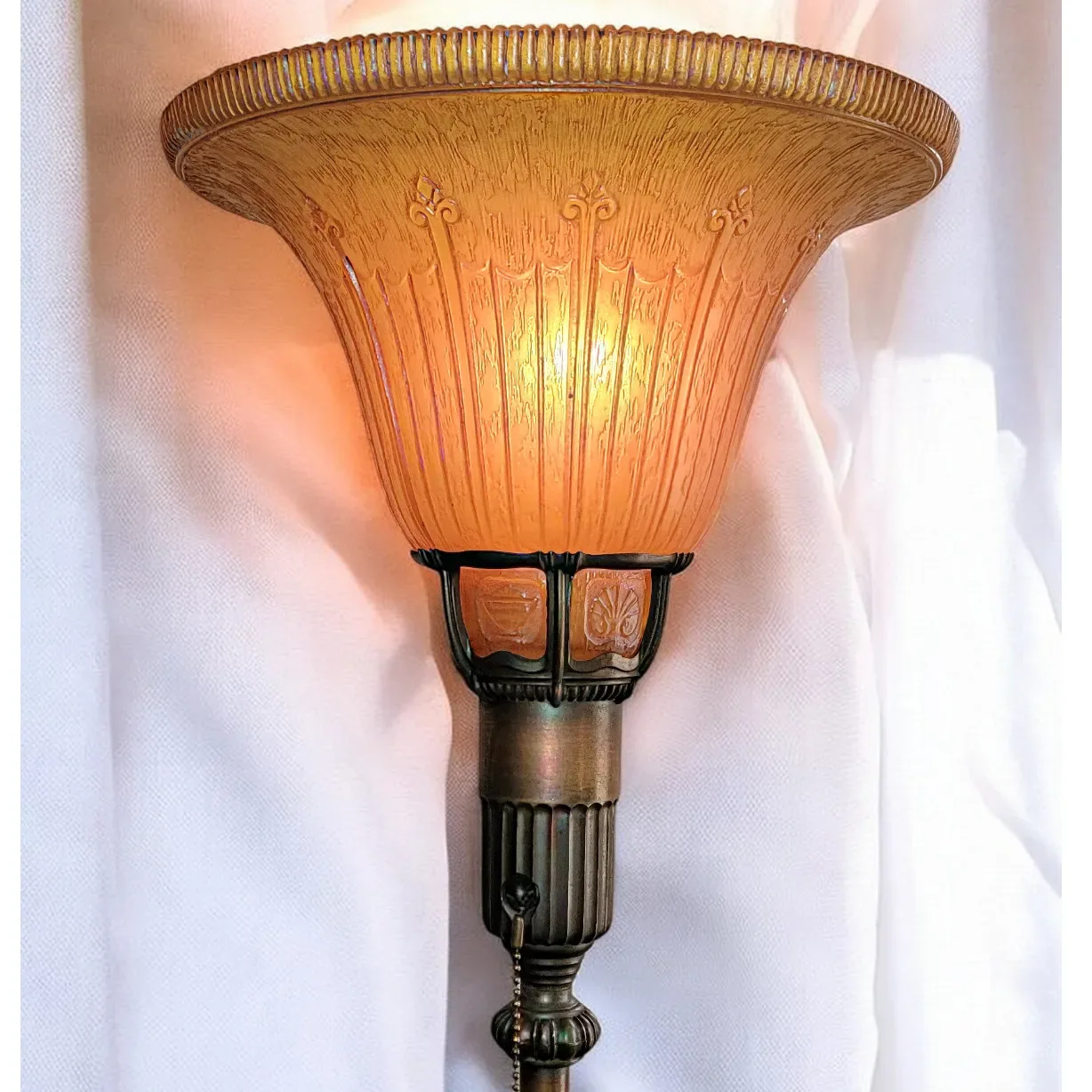 1930s Lightolier DaRay Torchiere Lamp Shade - View 8