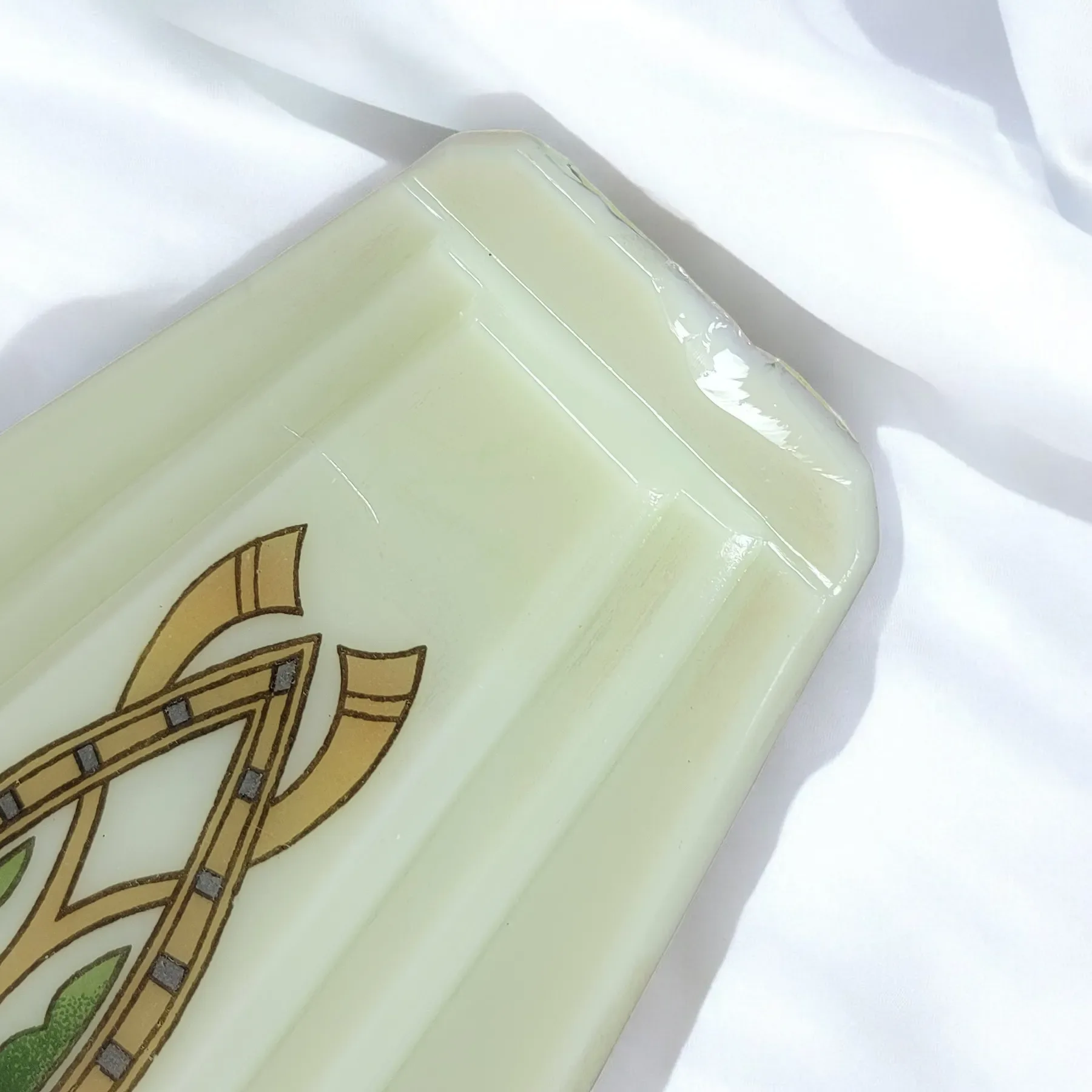 Set 5 Gill Glass Panelle Art Deco Slip Shade Chandelier Panels - View 9